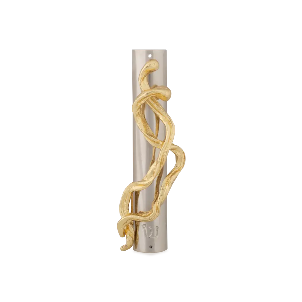 Wisteria Gold Mezuzah 1