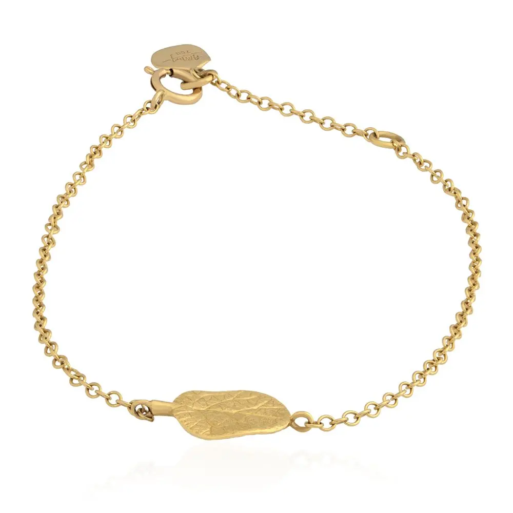 Botanical Leaf Chain Bracelet 1