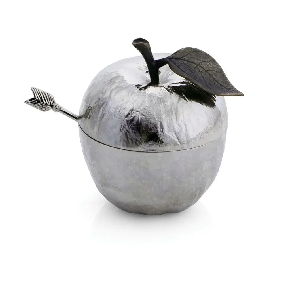 Apple Honey Pot With Spoon 1