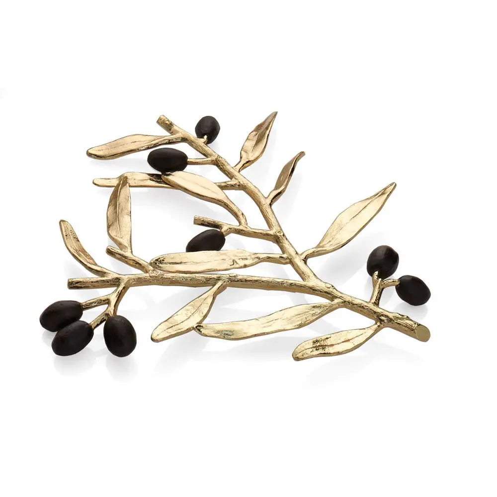 Olive Branch Gold Trivet 1
