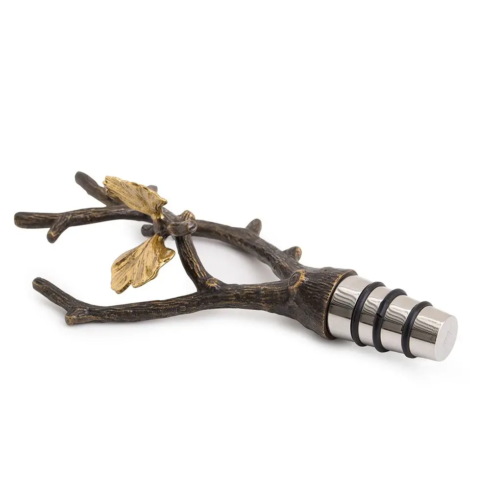 Butterfly Gingko Wine Stopper 1