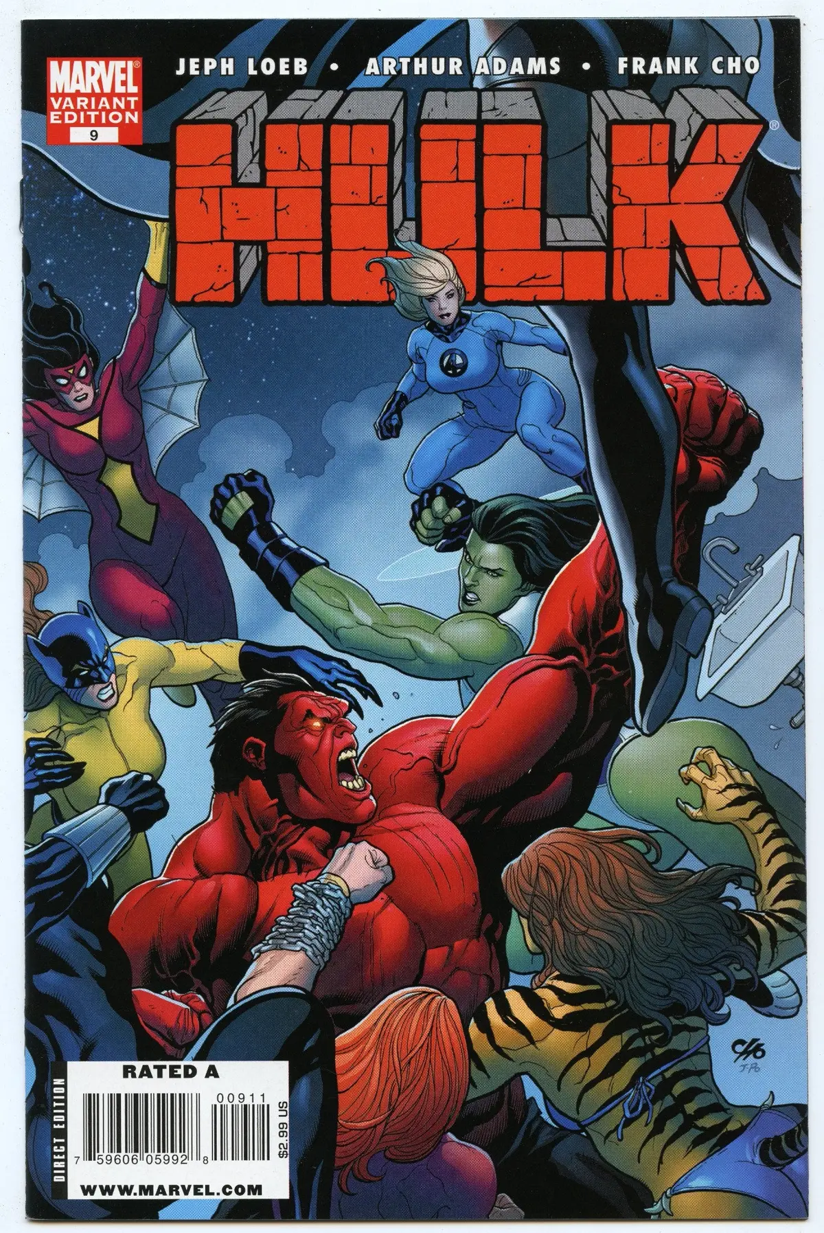 Hulk V2 9 (Jan 2009) Nm- (9.2) - Variant Cover 1