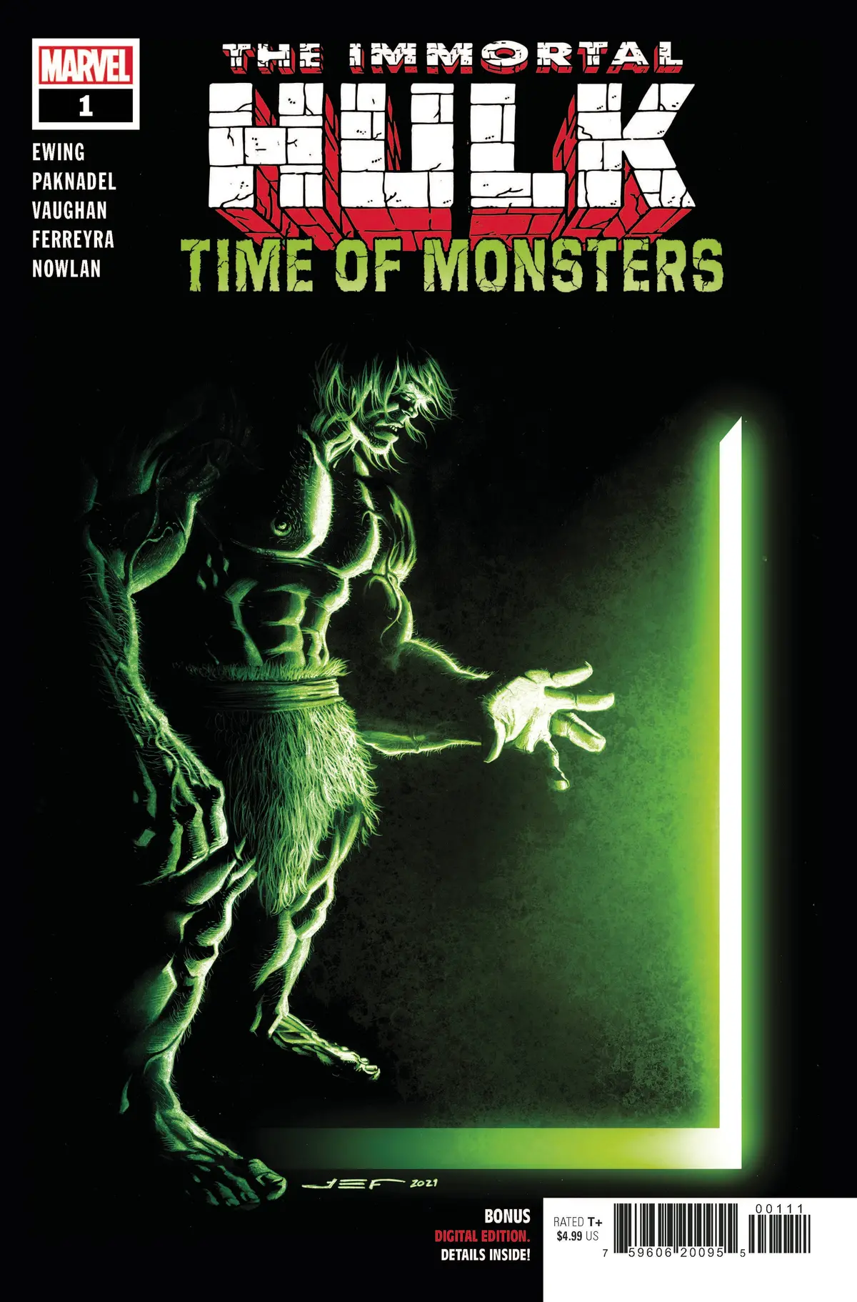 Immortal Hulk Time Of Monsters #1 1