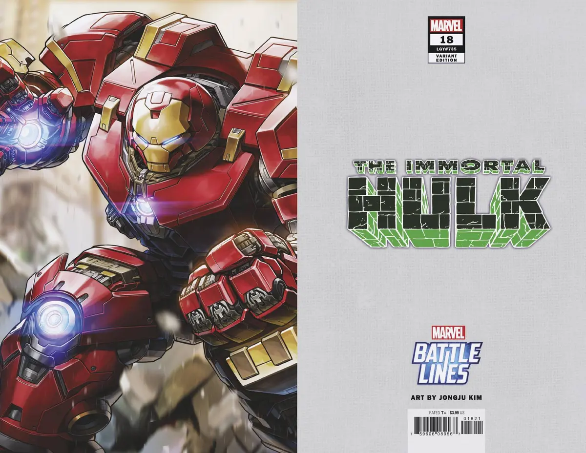 Immortal Hulk #18 Jongju Kim Marvel Battle Lines Var 1