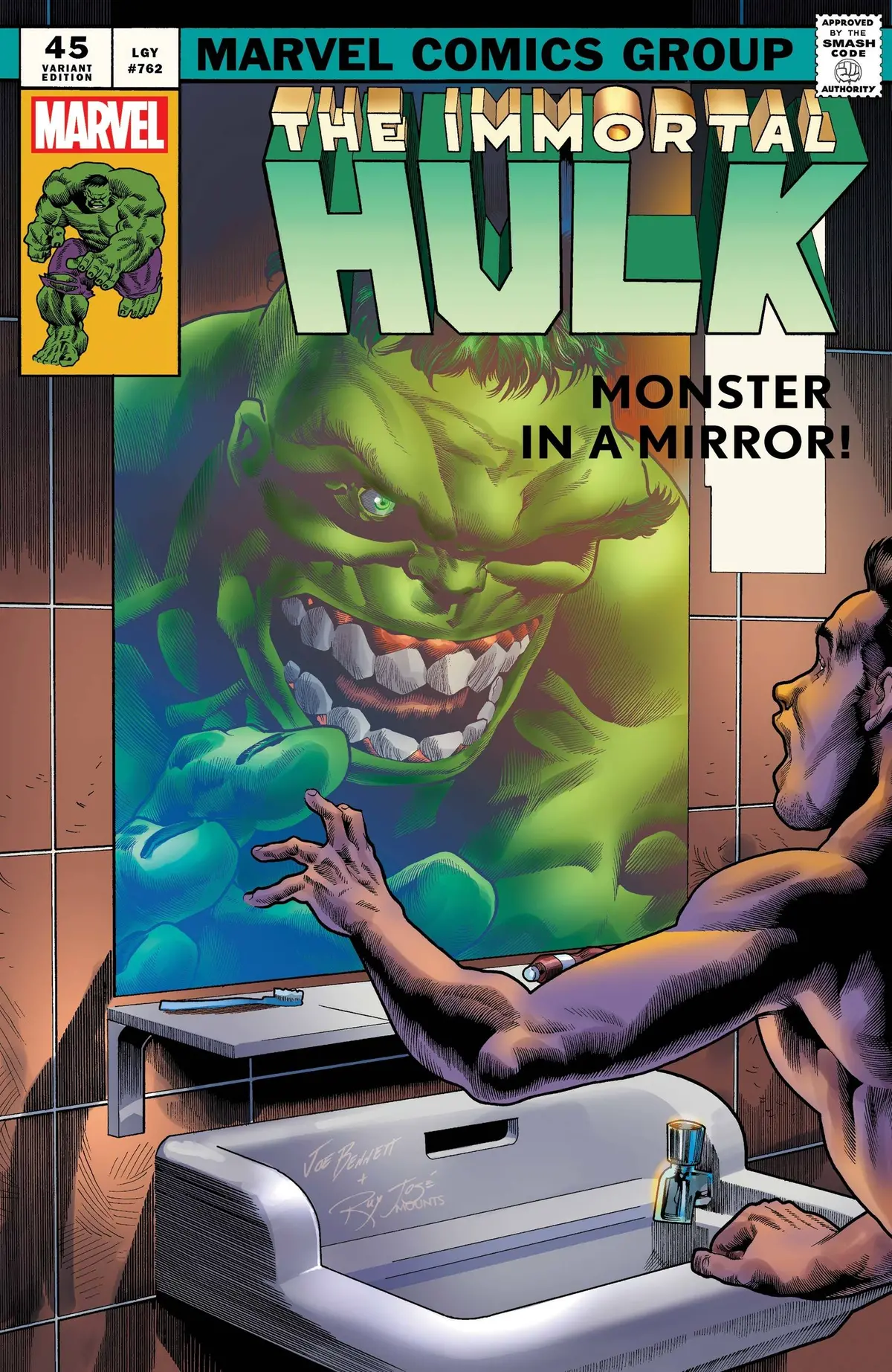 Immortal Hulk #45 Bennett Homage Var 1