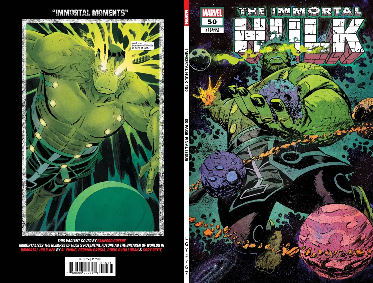 Immortal Hulk #50 Greene Var 1