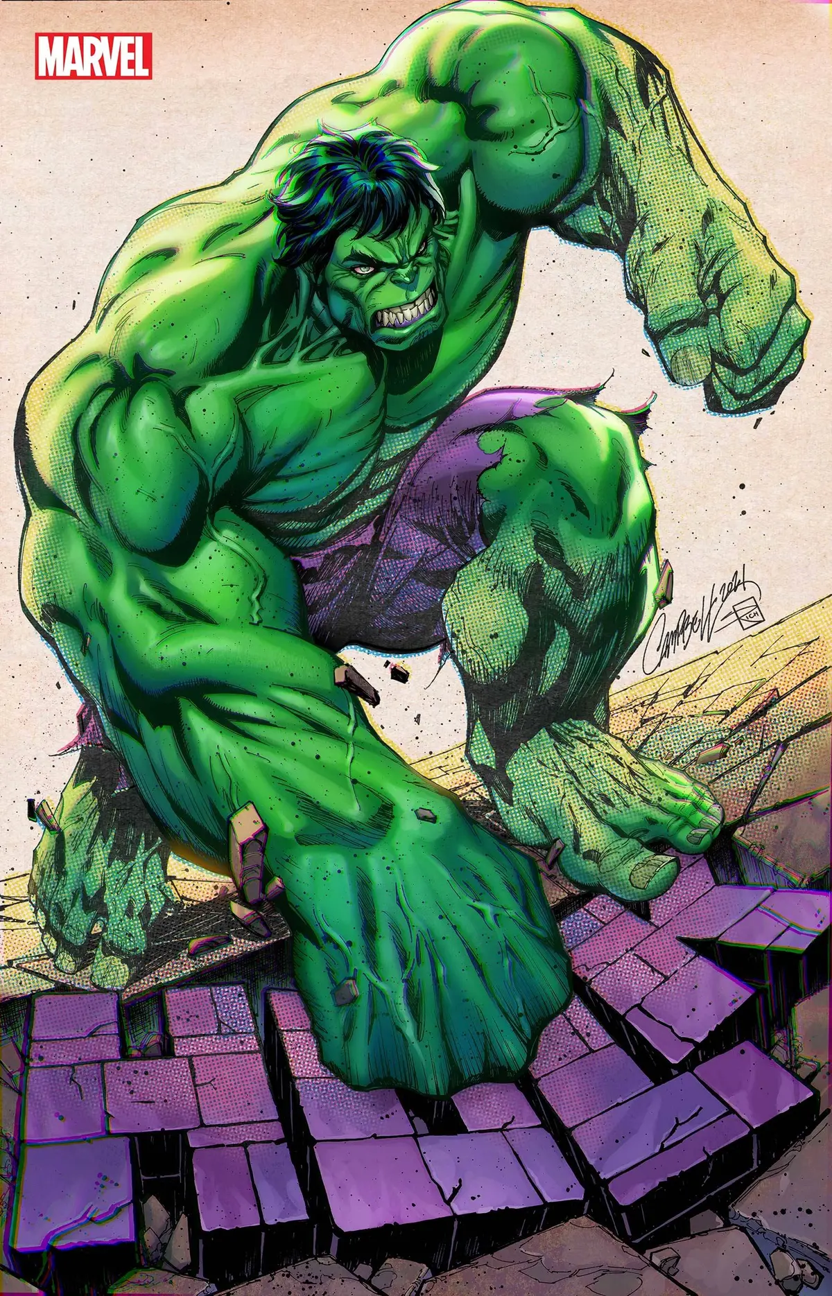 Hulk #7 Js Campbell Var 1