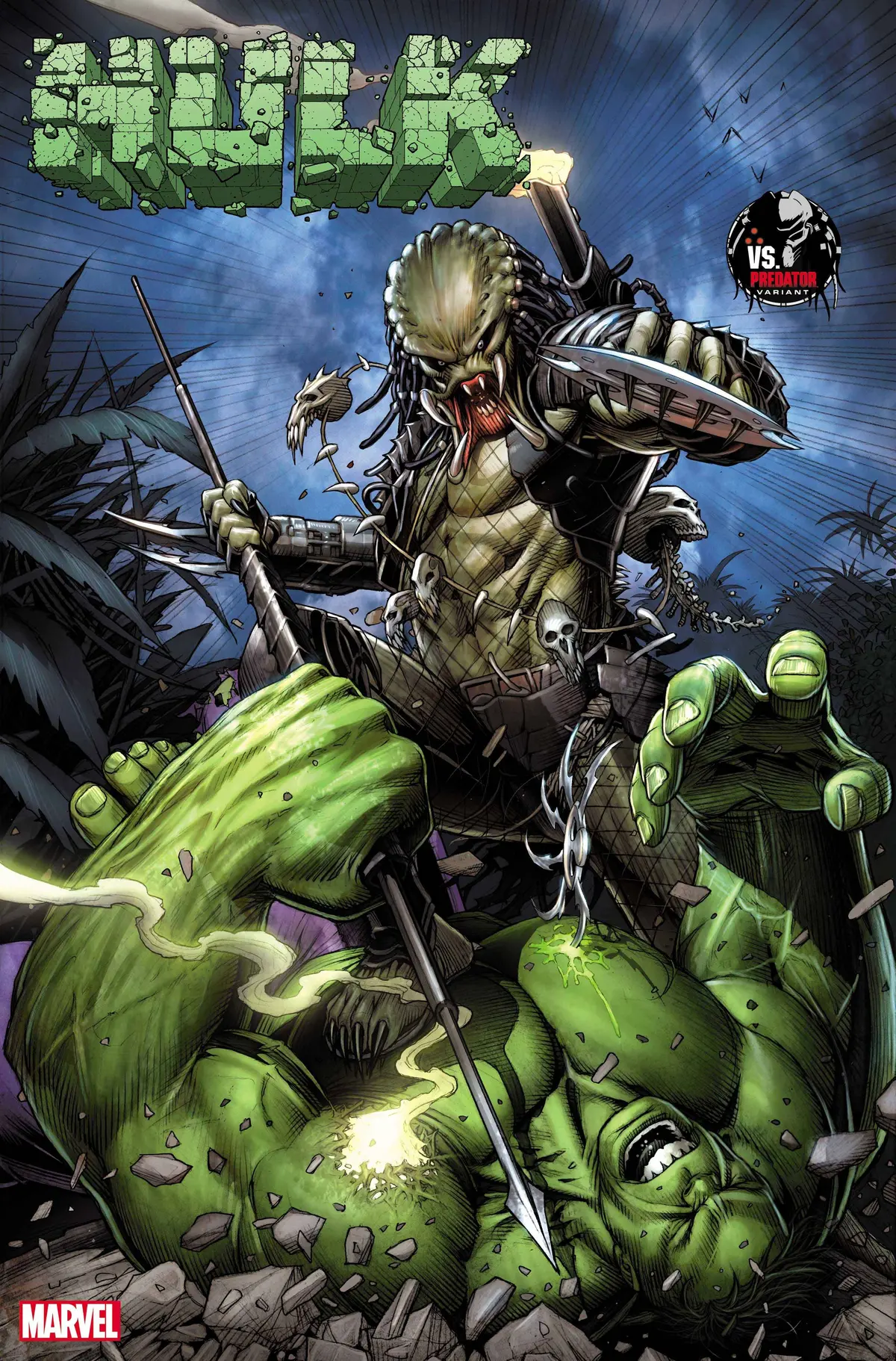 Hulk #9 Keown Predator Var 1