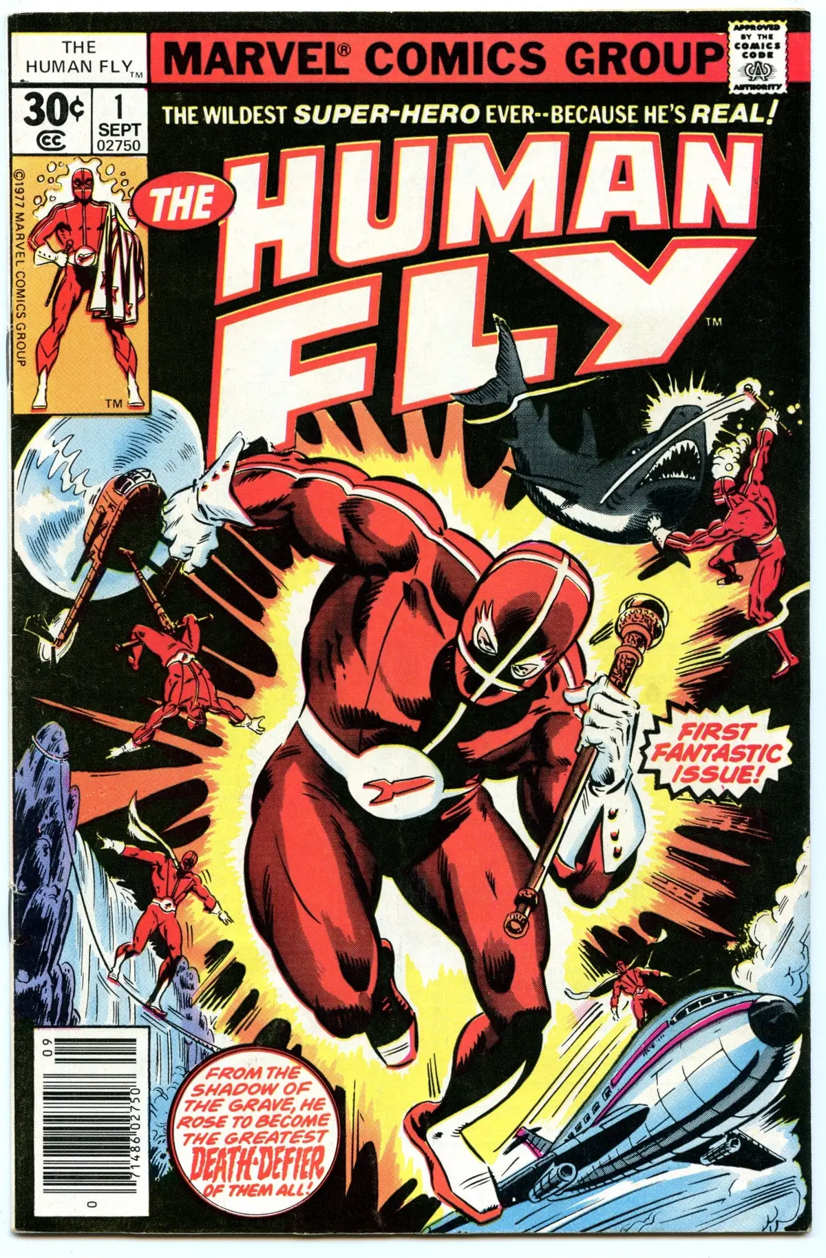 Human Fly 1 (Sep 1977) Vg/Fi (5.0) 1