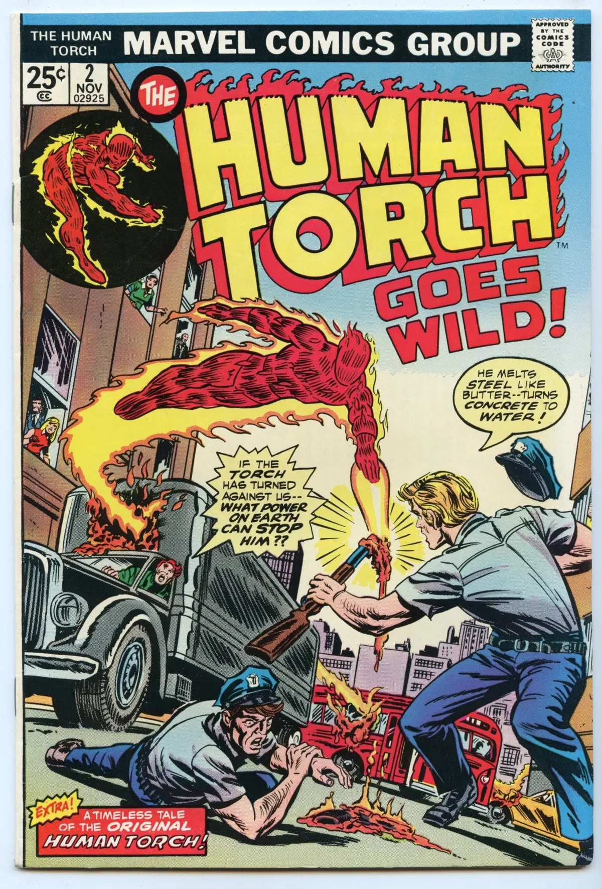 Human Torch 2 (Nov 1974) Vf- (7.5) 1