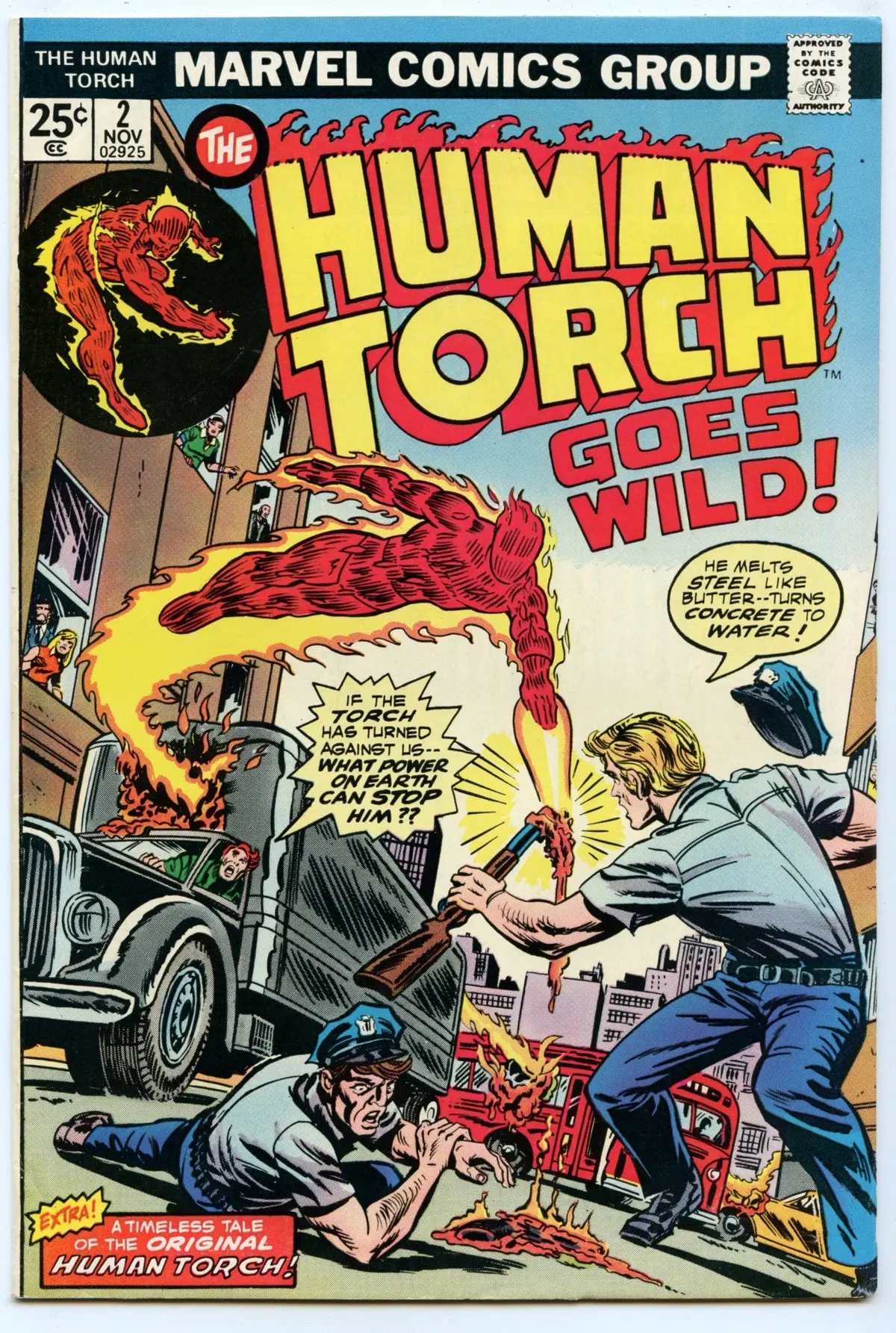 Human Torch 2 (Nov 1974) Vf/Nm (9.0) 1