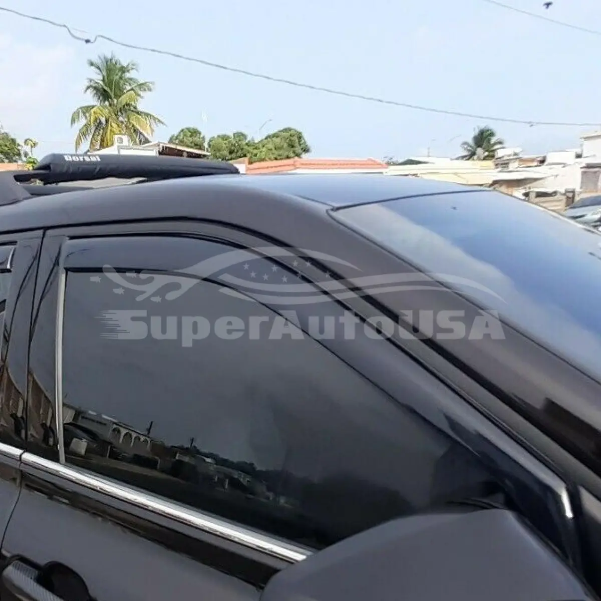 Fit 2012-2016 Honda Cr-V Crv In-Channel Vent Window Visors Rain Sun Wind Guards Shade Deflectors 1