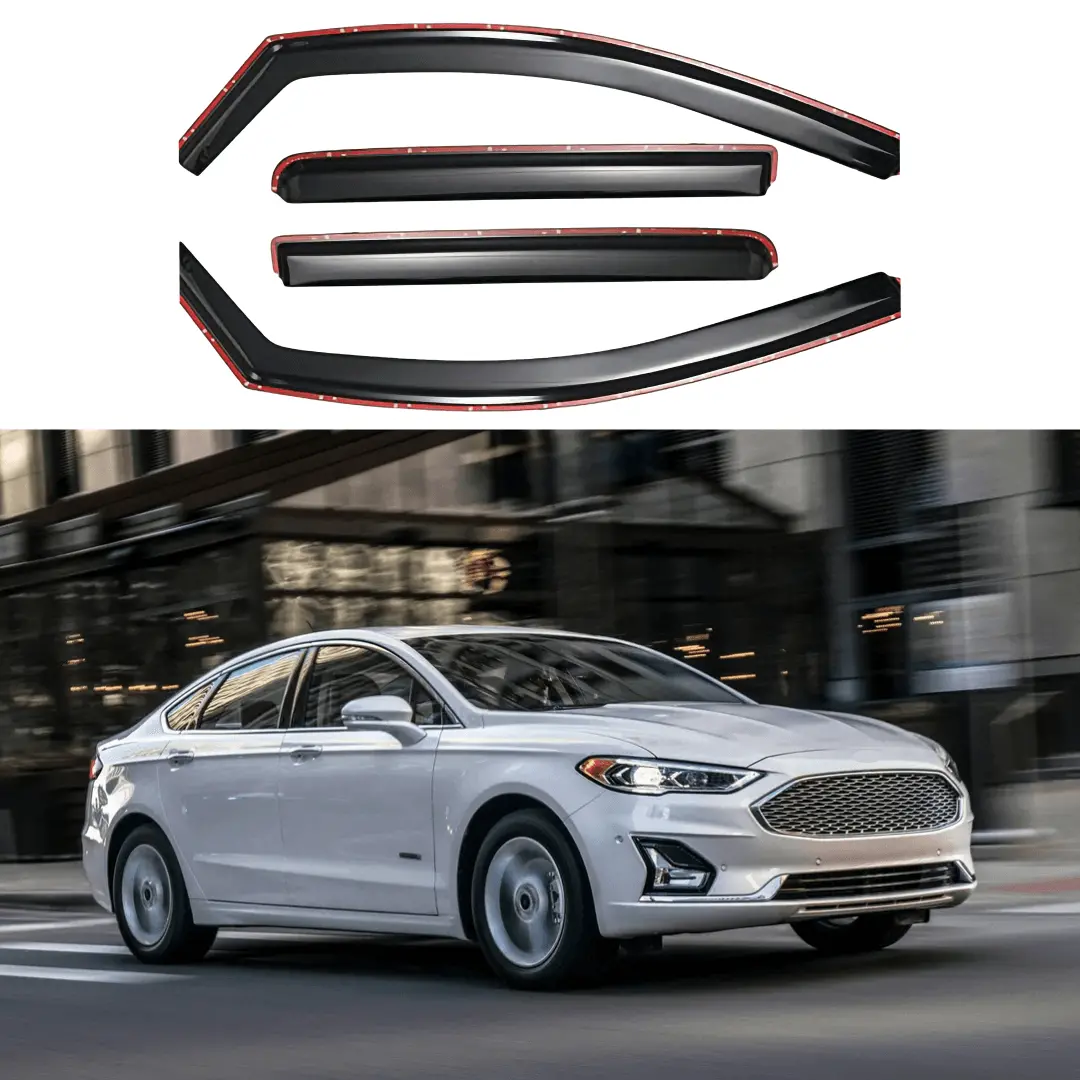 Fits Ford Fusion 2013-2020 In-Channel Window Vent Visor Rain Wind Guard Deflector 1