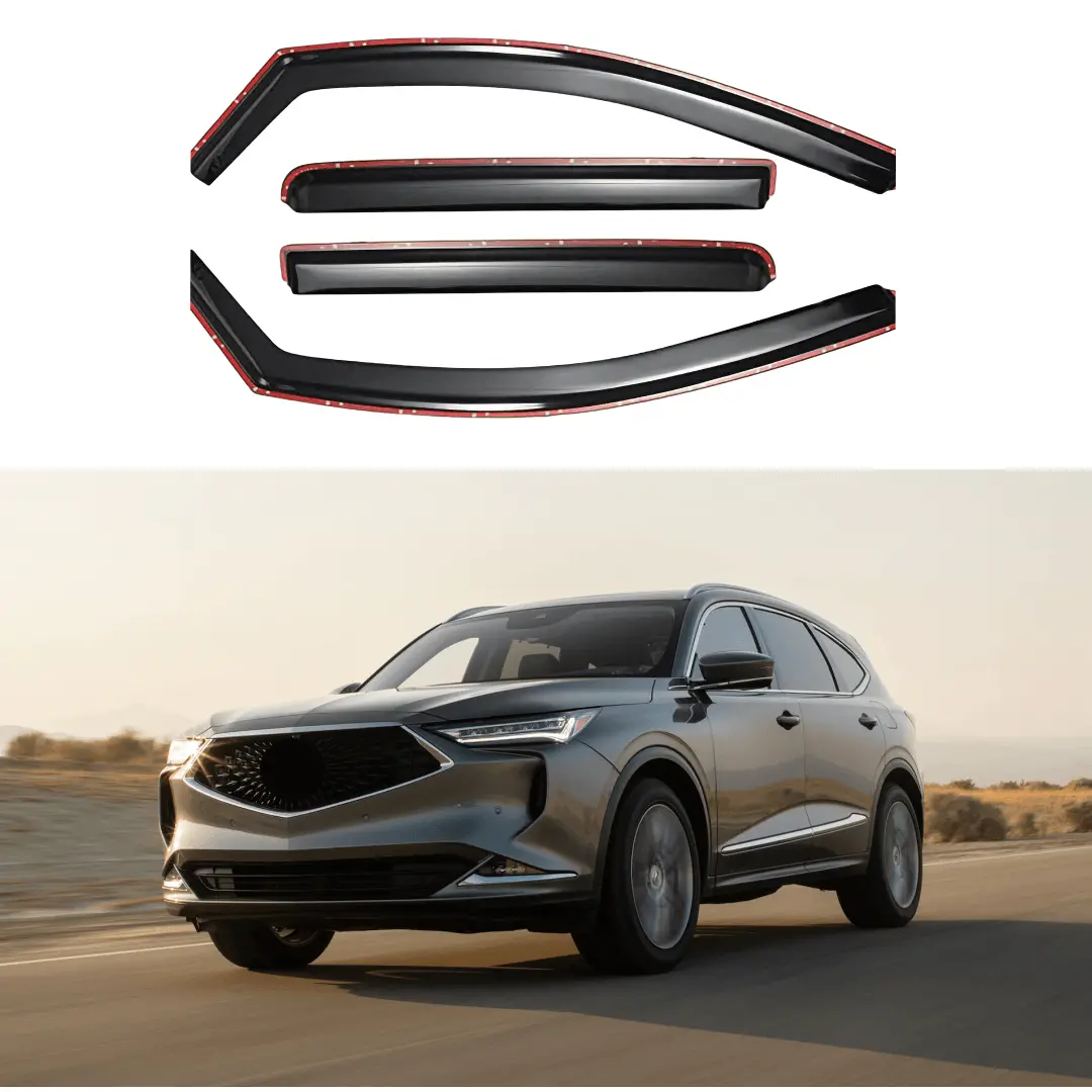 For Acura Mdx 2022-2025 In-Channel Vent Window Visor Rain Wind Guard Deflectors 1