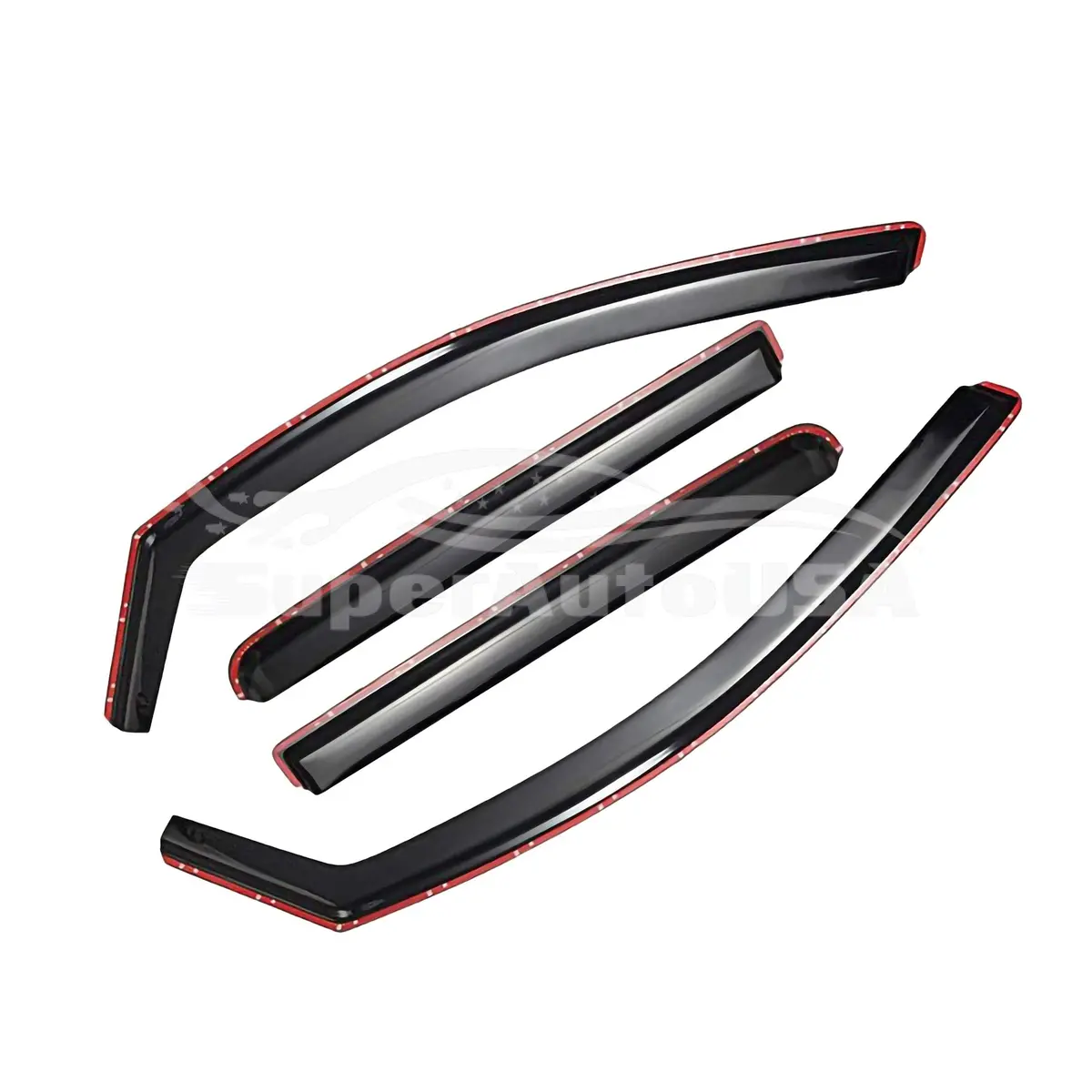 Fit 2018-2023 Subaru Crosstrek Xv In-Channel Vent Window Visors Rain Sun Wind Guards Shade Deflectors 2