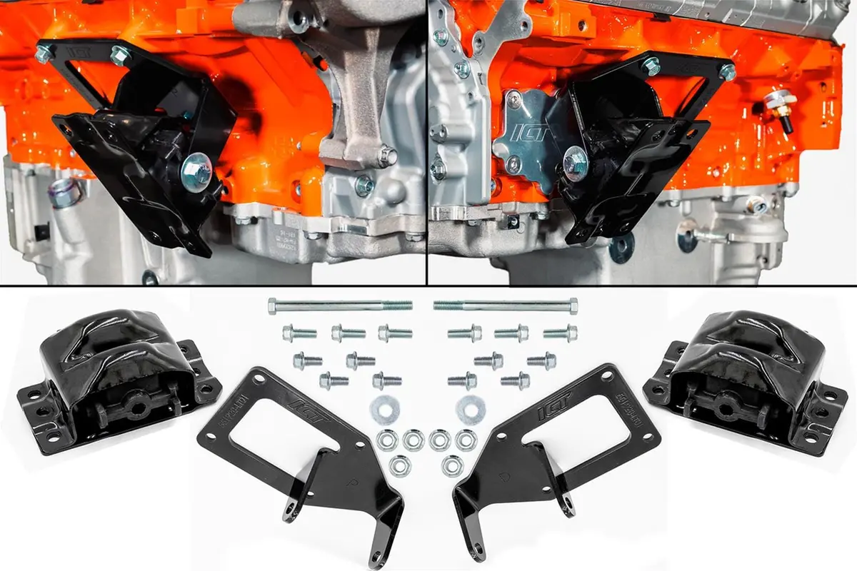 Ict Billet Em-Lt-3Fbdy Ls Engine Motor Mounts 1