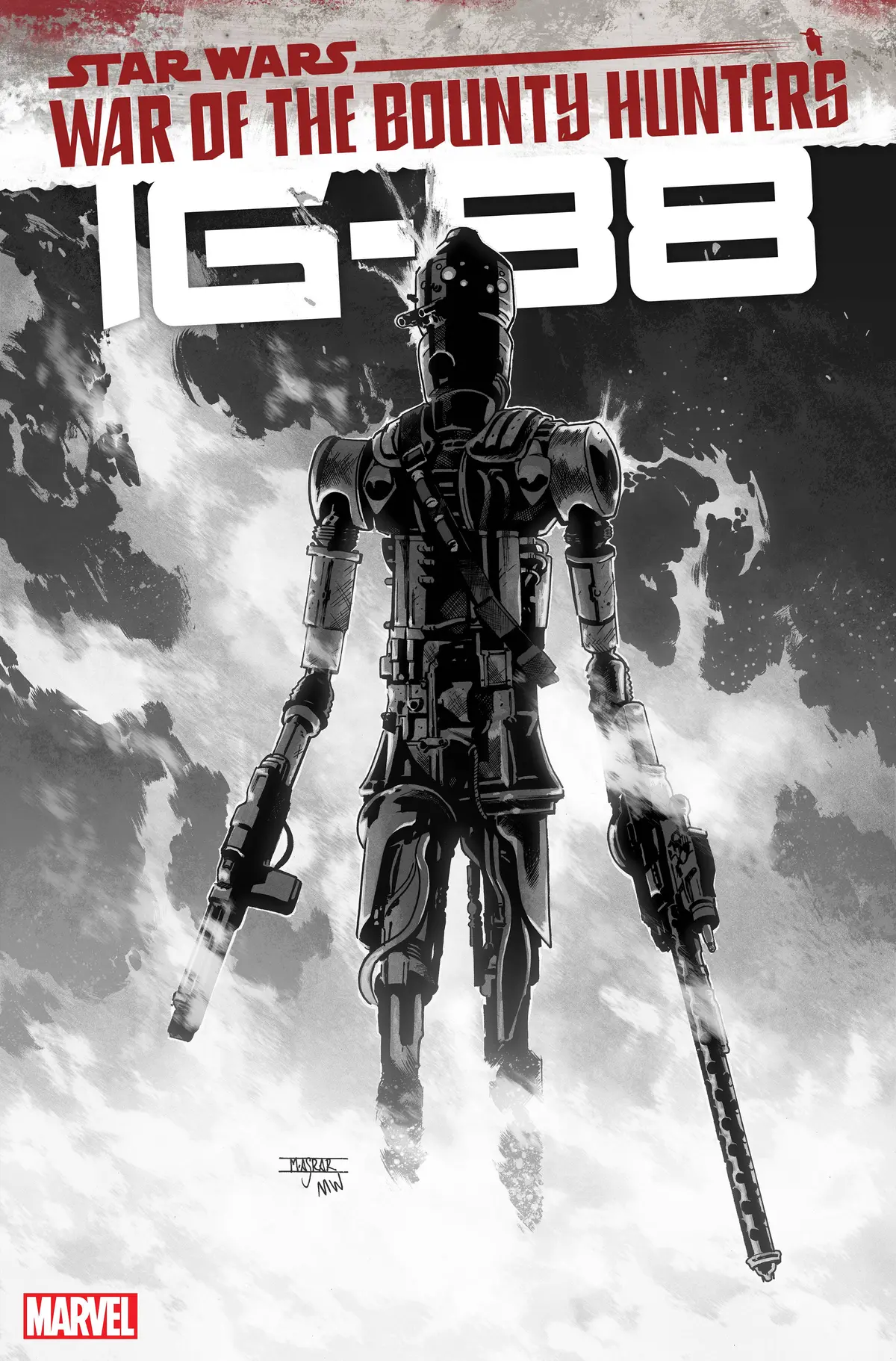Star Wars War Bounty Hunters Ig-88 #1 Asrar Carbonite Var 1