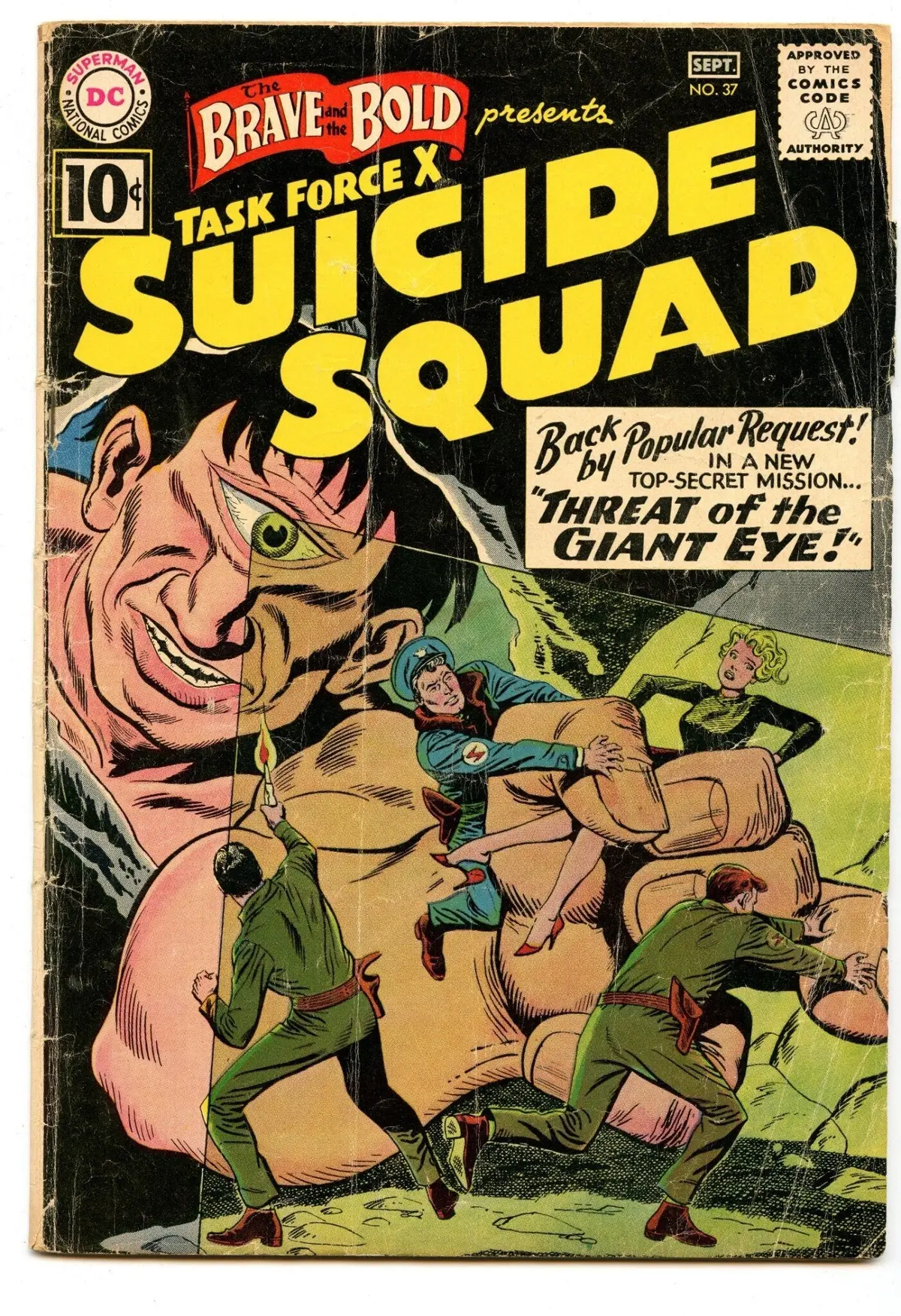 Brave And Bold 37 (Sep 1961) Gd+ (2.5) 1