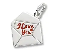 Sterling Silver Love Letter Charm 1
