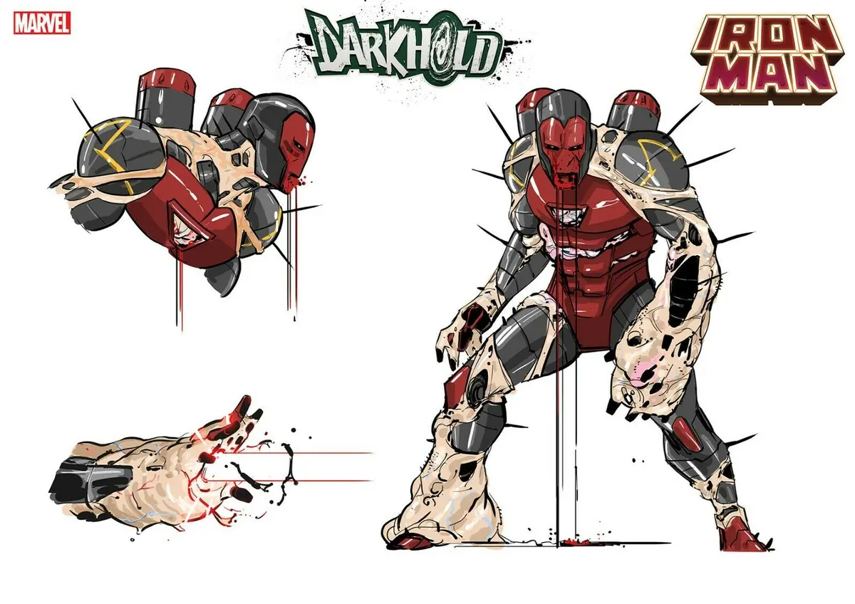 Darkhold Iron Man #1 Tormey Design Var 1