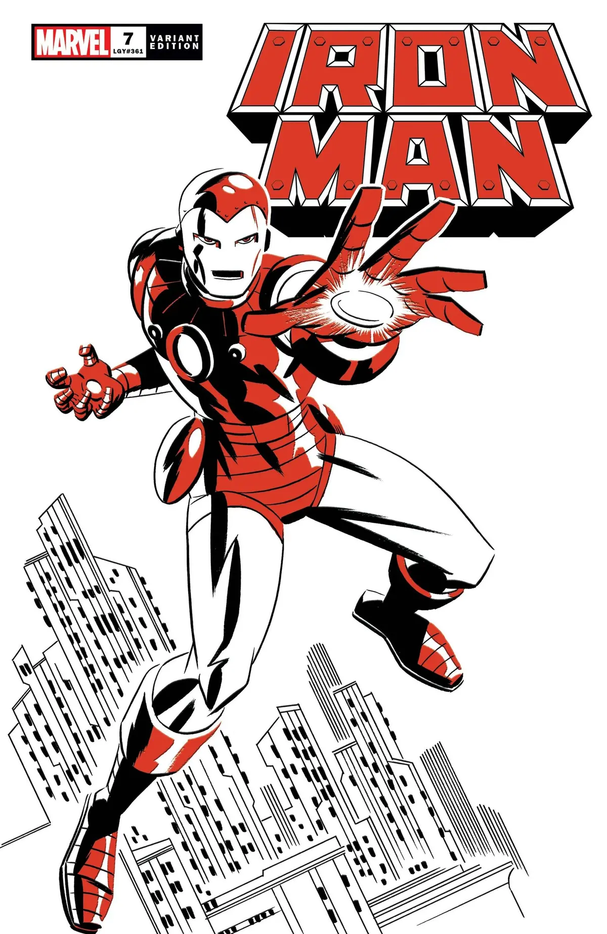 Iron Man #7 Michael Cho Iron Man Two-Tone Var 1