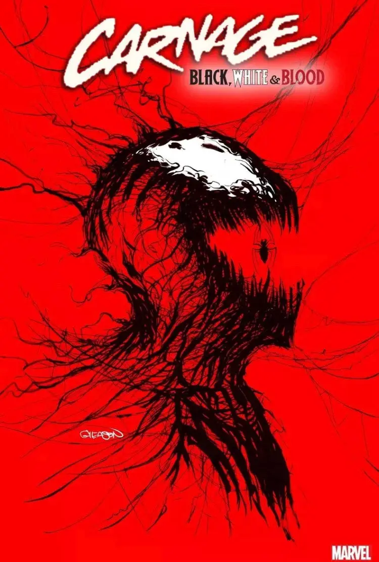 Carnage Black White & Blood #1 Webhead Gleason Variant 1