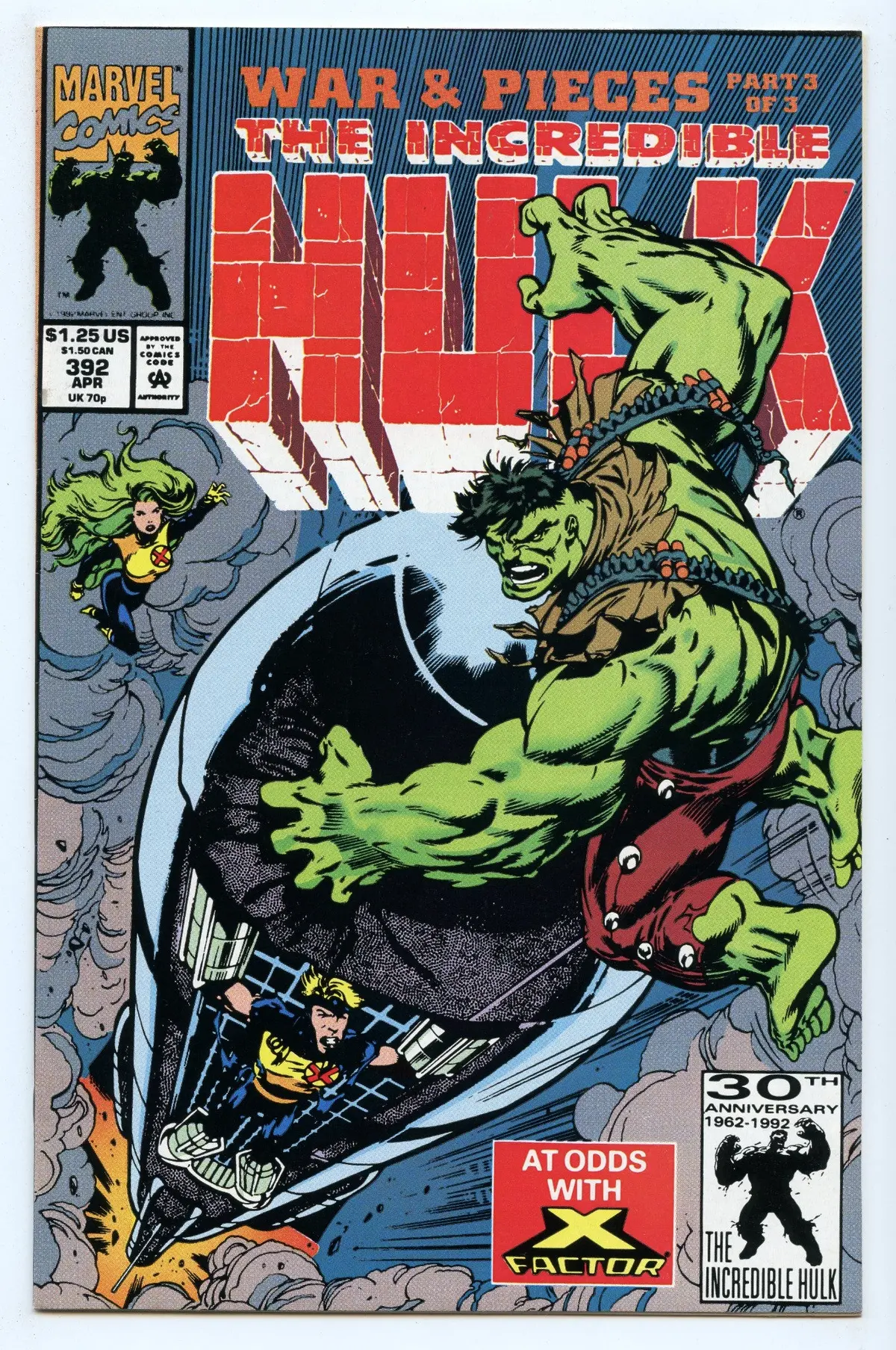 Incredible Hulk 392 (Apr 1992) Nm- (9.2) 1