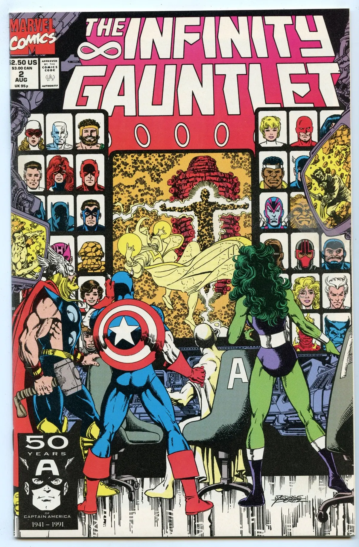 Infinity Gauntlet 2 (Aug 1991) Nm- (9.2) 1