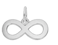 Sterling Silver Infinity Charm 1