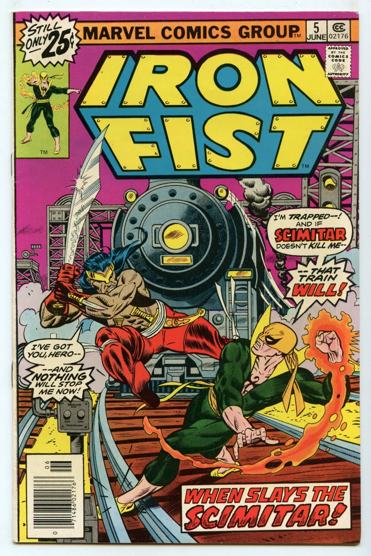Iron Fist 5 (Jun 1976) Fi (6.0) 1