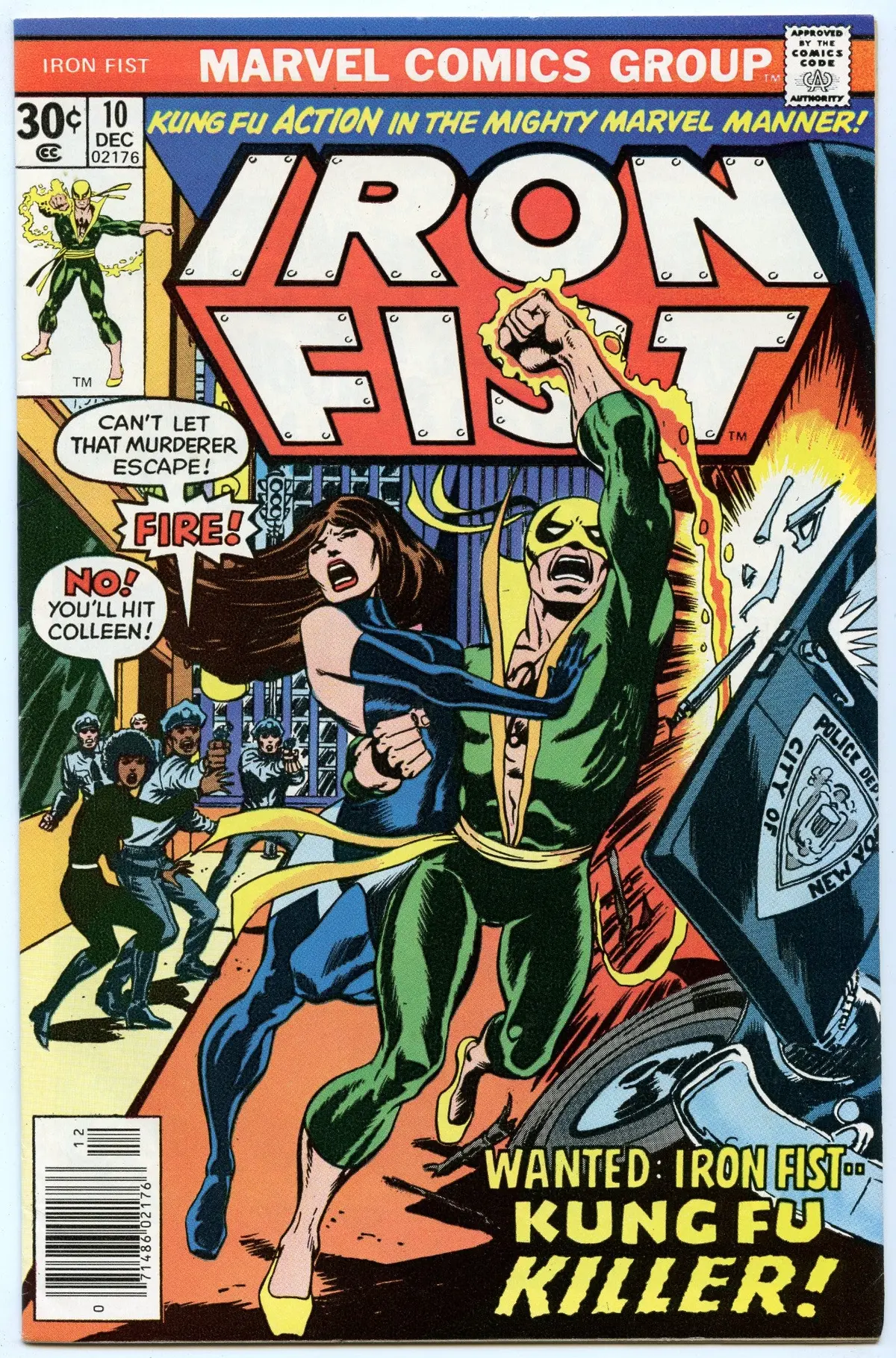 Iron Fist 10 (Dec 1976) Vf- (7.5) 1