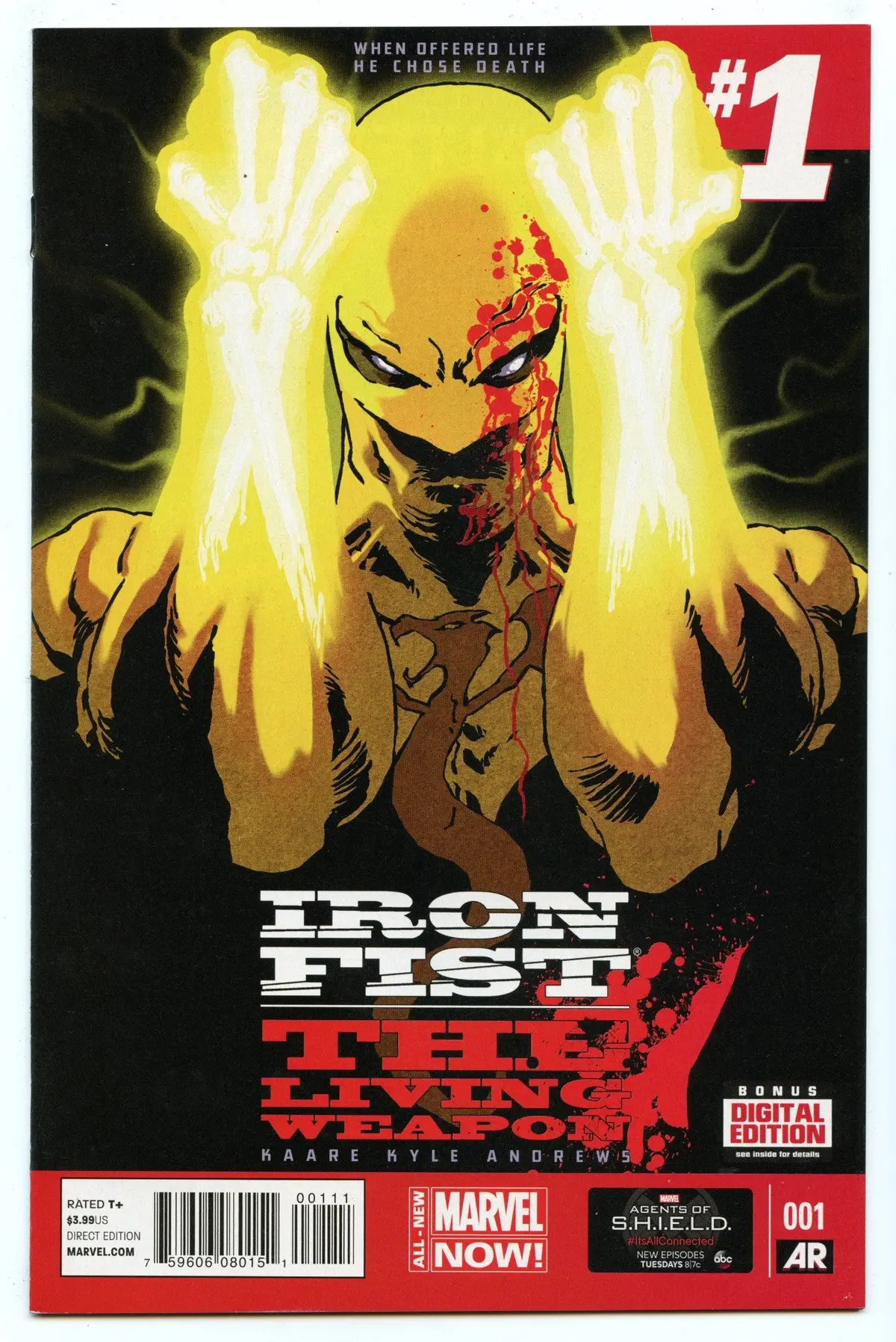 Iron Fist, The Living Weapon 1 (Jun 2014) Nm- (9.2) - 1St Appearance Pei 1