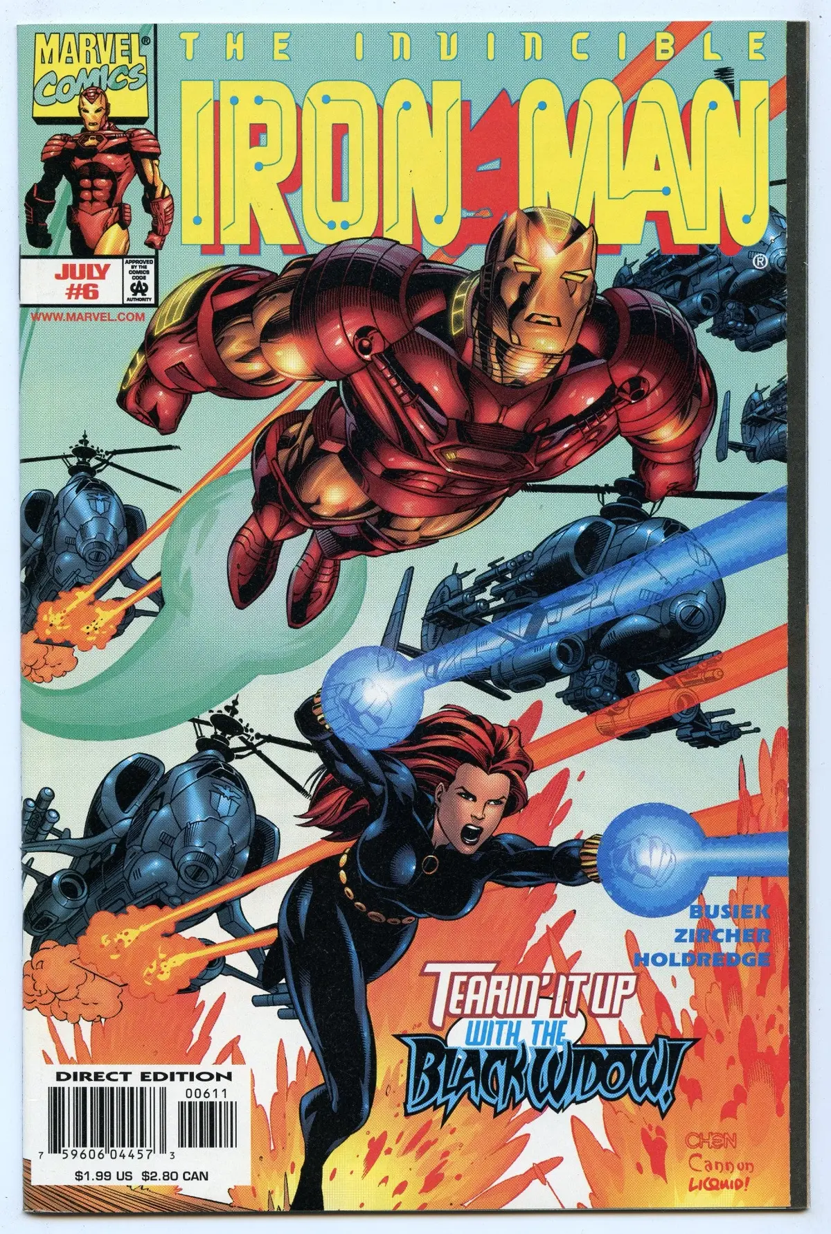 Iron Man 6 (Jul 1998) Nm- (9.2) 1