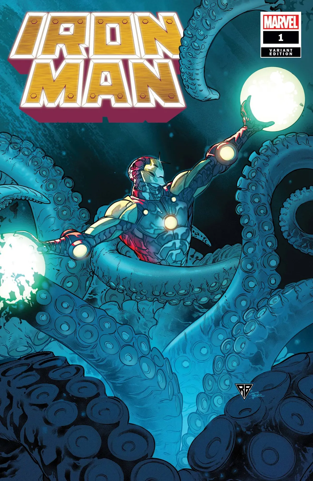 Iron Man #1 Silva Launch Var 1
