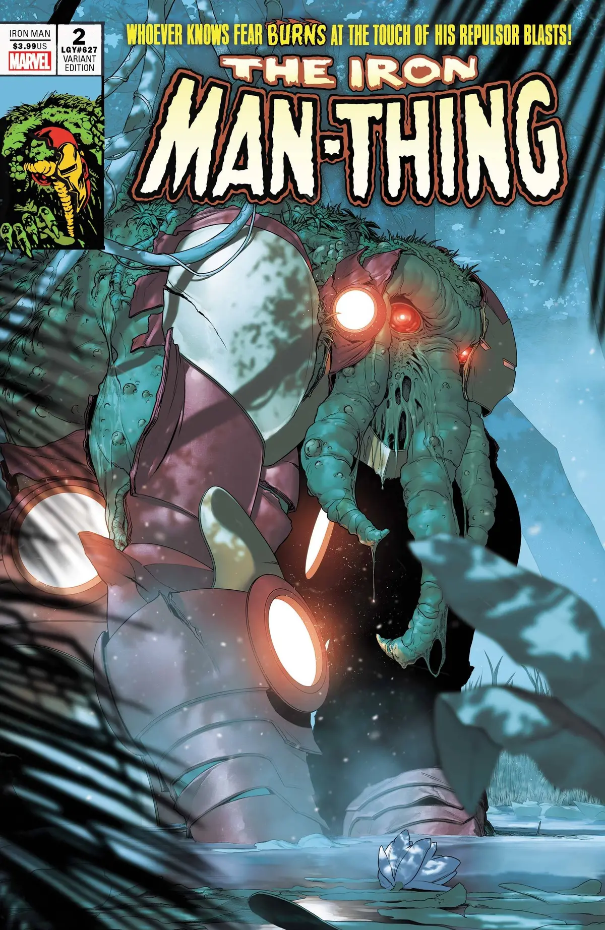 Iron Man #2 De Iulus Iron Man Thing Horror Var 1