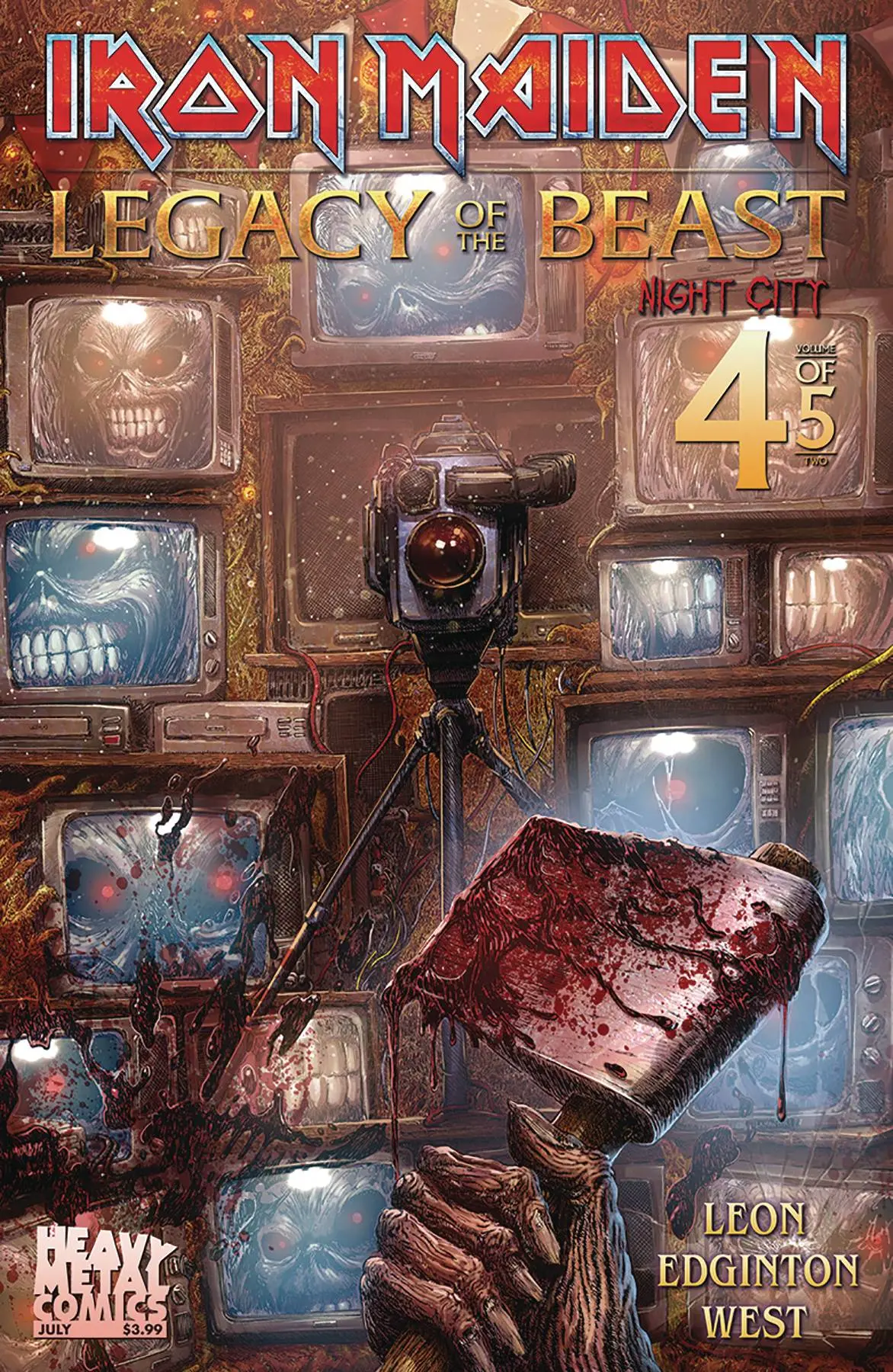 Iron Maiden Legacy O/T Beast Vol 2 Night City #4 Cvr A La Ma 1