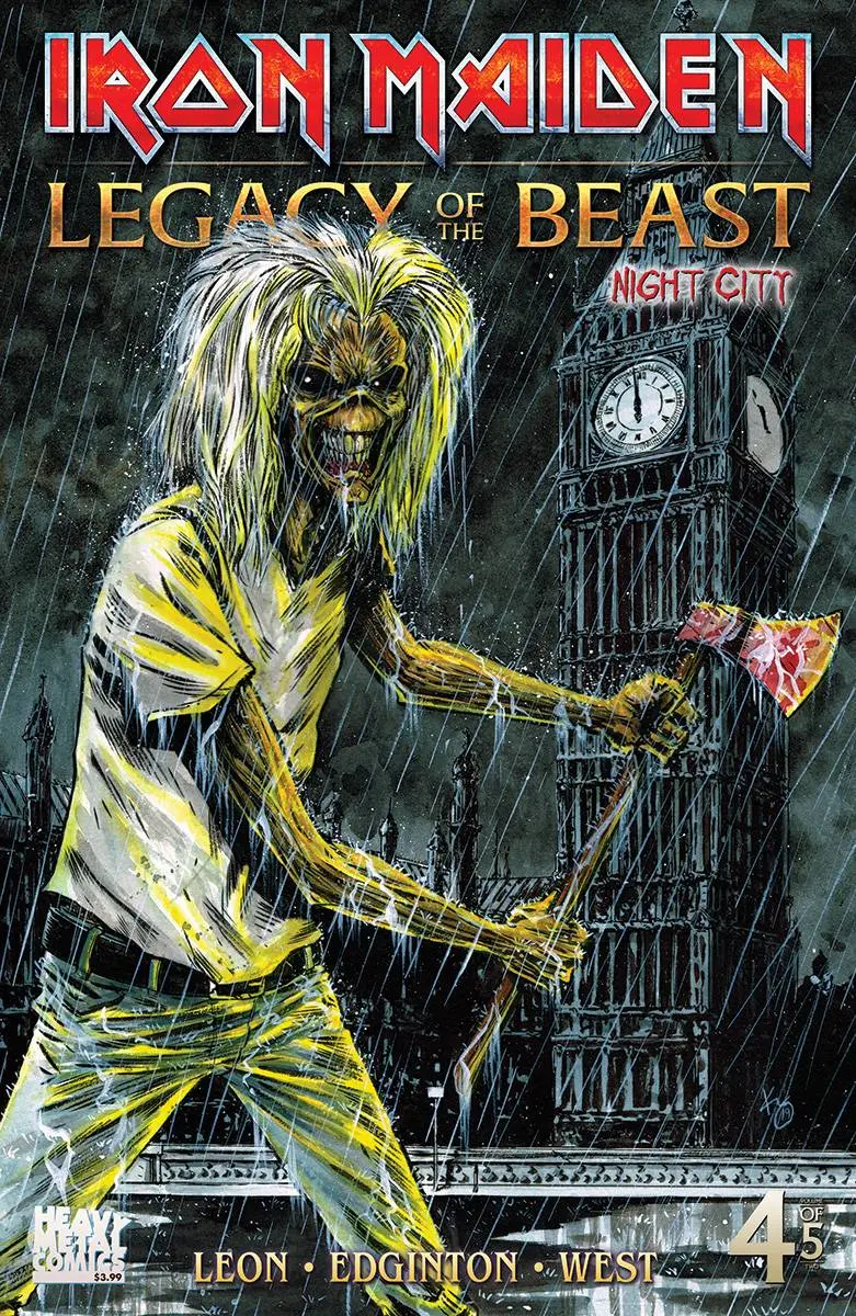 Iron Maiden Legacy O/T Beast Vol 2 Night City #4 Cvr C Willi 1