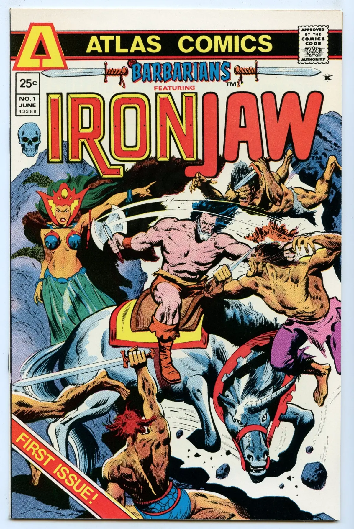 Barbarians 1 (Jun 1975) Vf- (7.5) 1