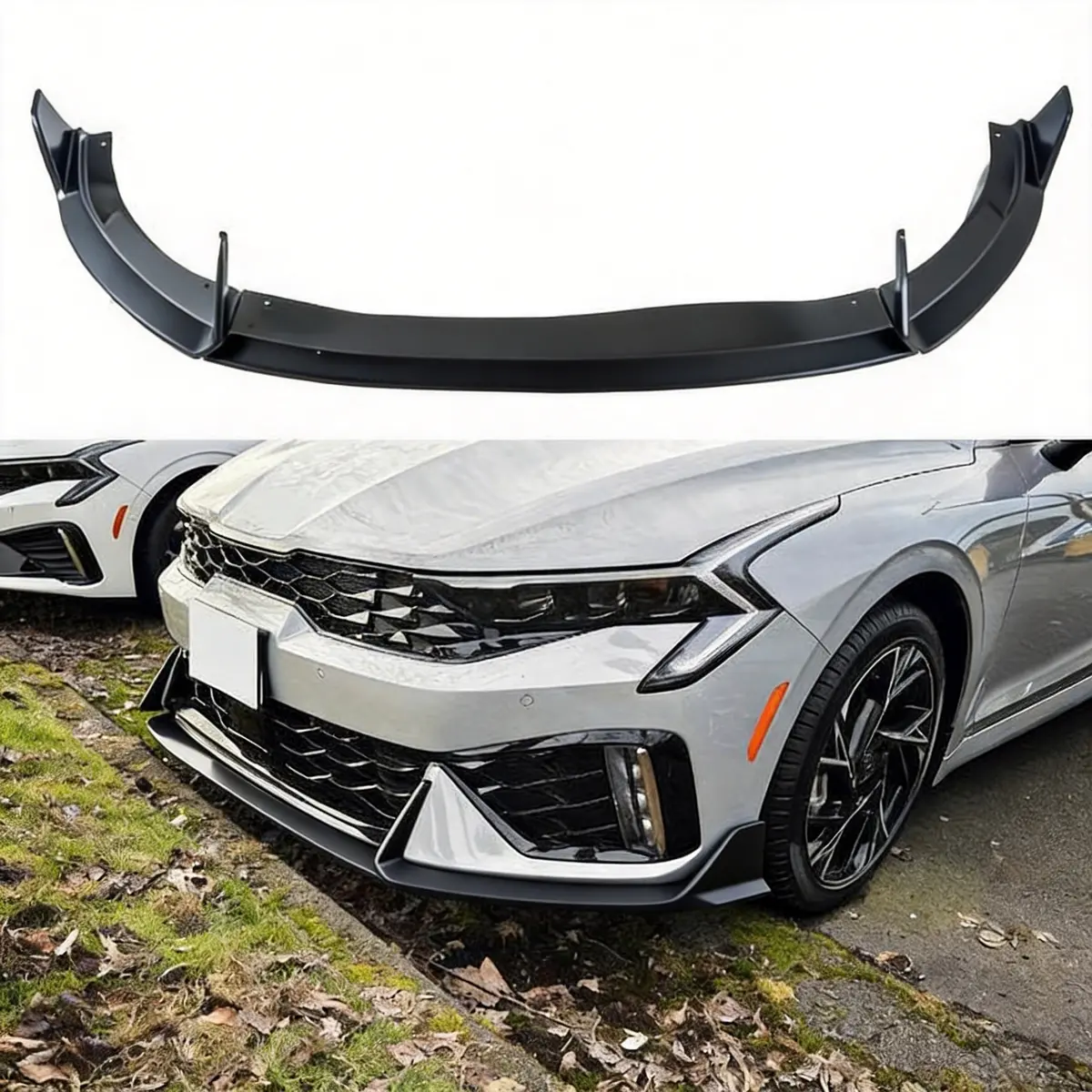 Fits Kia K5 Gt/Gt-Line 2025+ Pu Kdm Style Front Lower Bumper Lip Splitter 1
