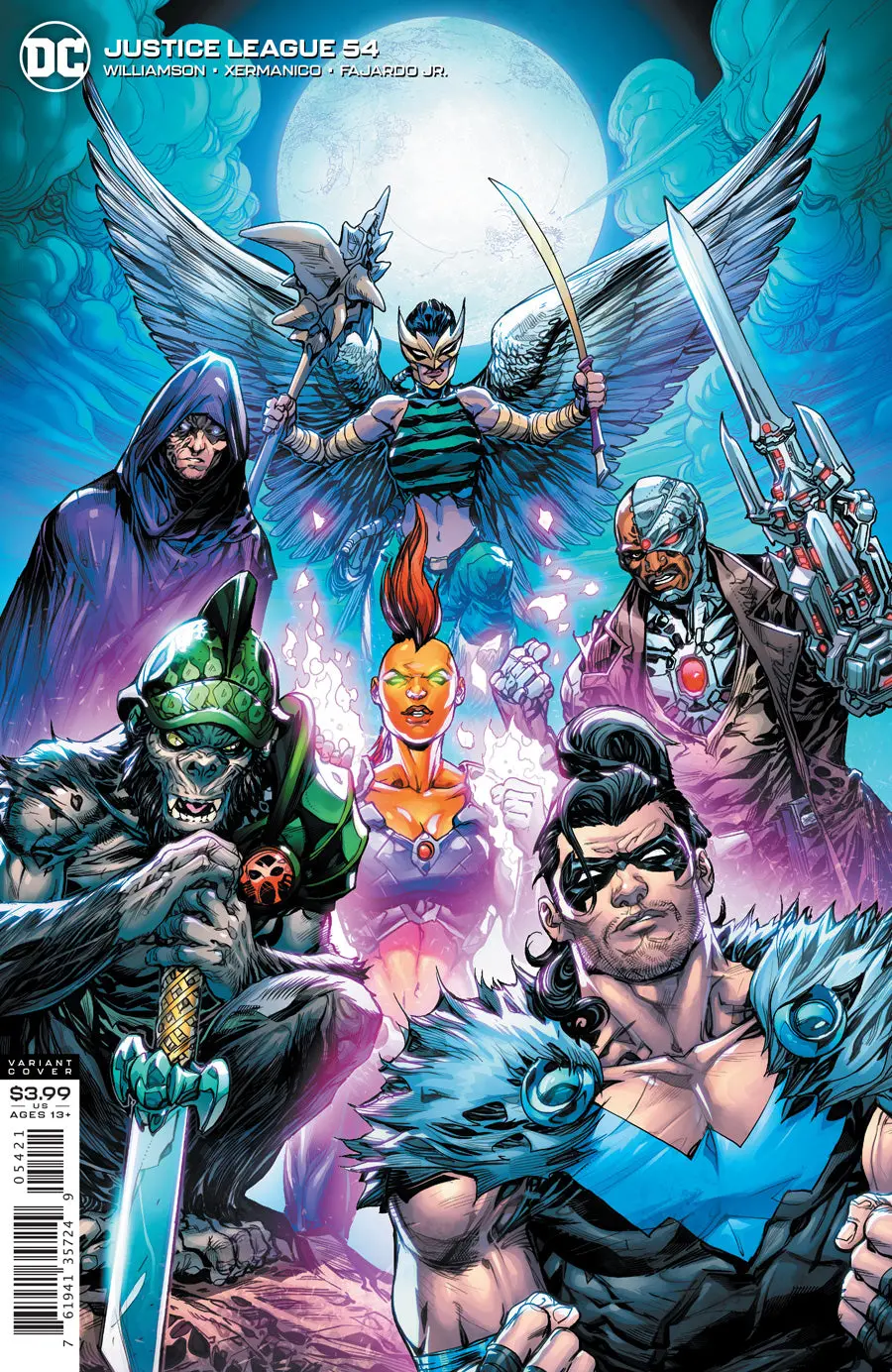 Justice League #54 Howard Porter Var Ed Dark Nights Death Me 1