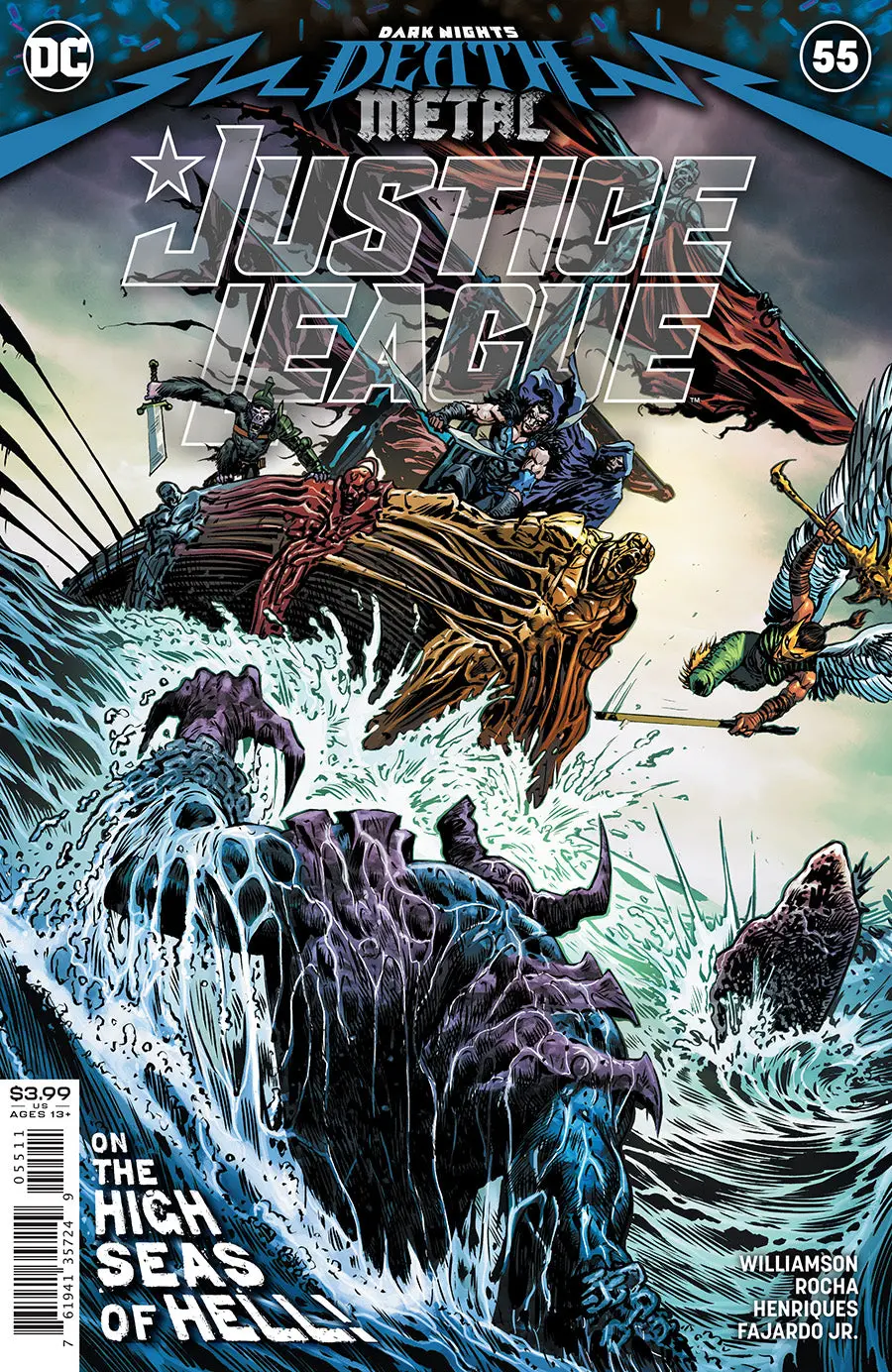Justice League #55 Cvr A Liam Sharp (Dark Nights Death Metal) 1