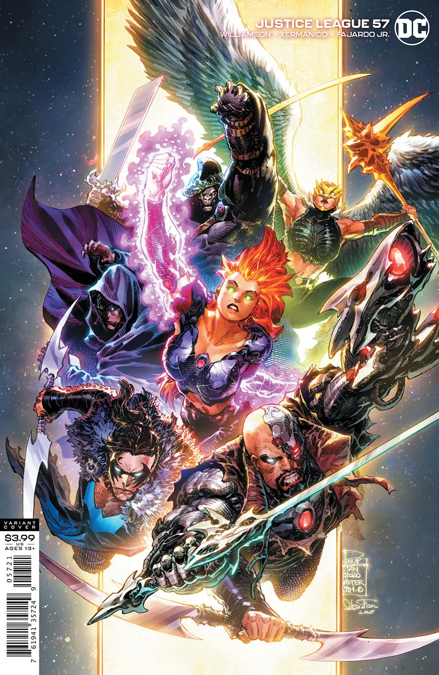 Justice League #57 Cvr B Philip Tan Var (Dark Nights Death Metal) 1