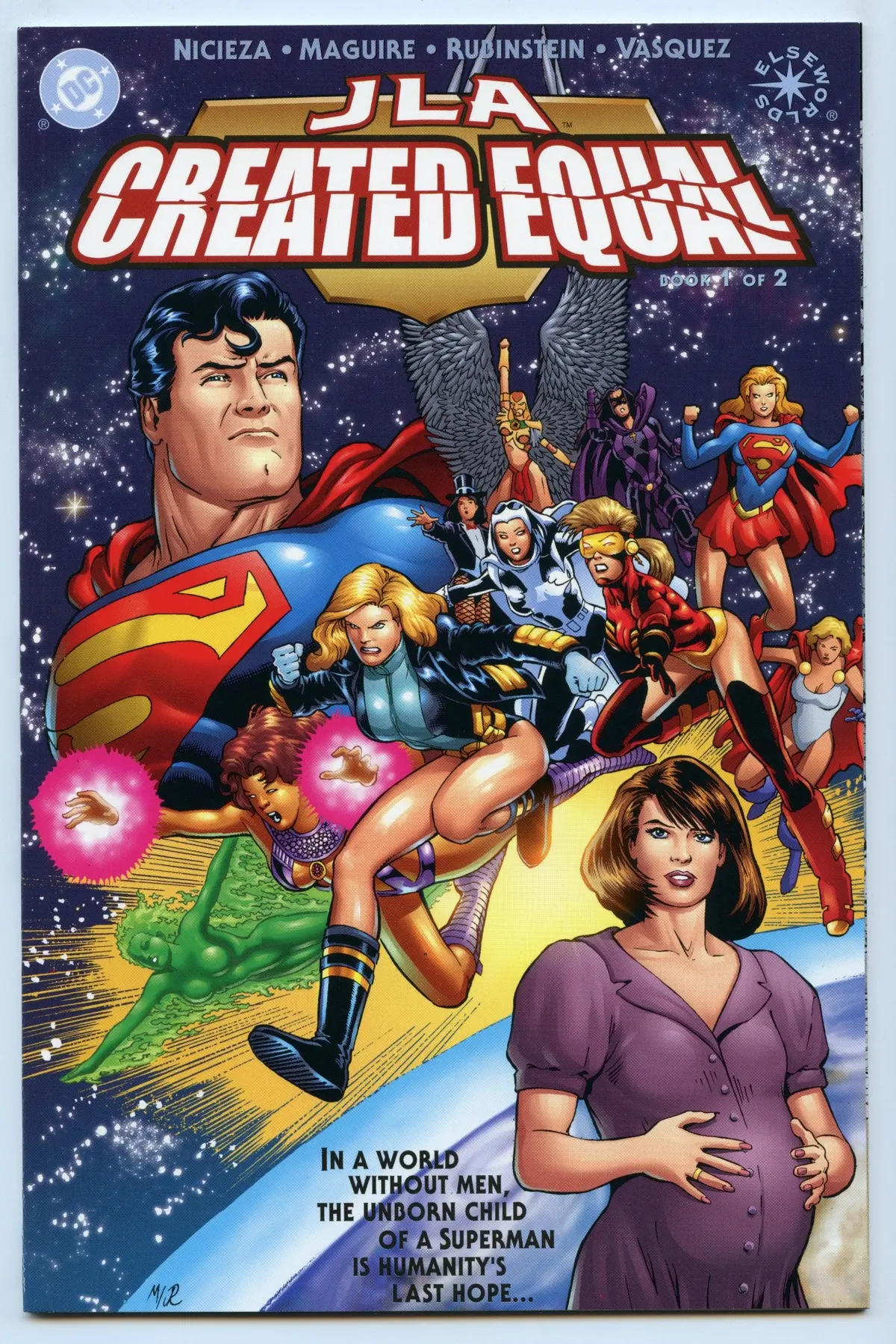 Jla: Created Equal 1 (Mar 2000) Nm- (9.2) 1