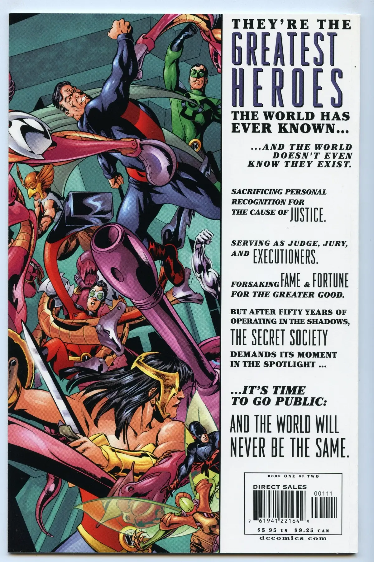 Jla: Secret Society Of Super-Heroes 1 (Nov 2000) Nm- (9.2) 2
