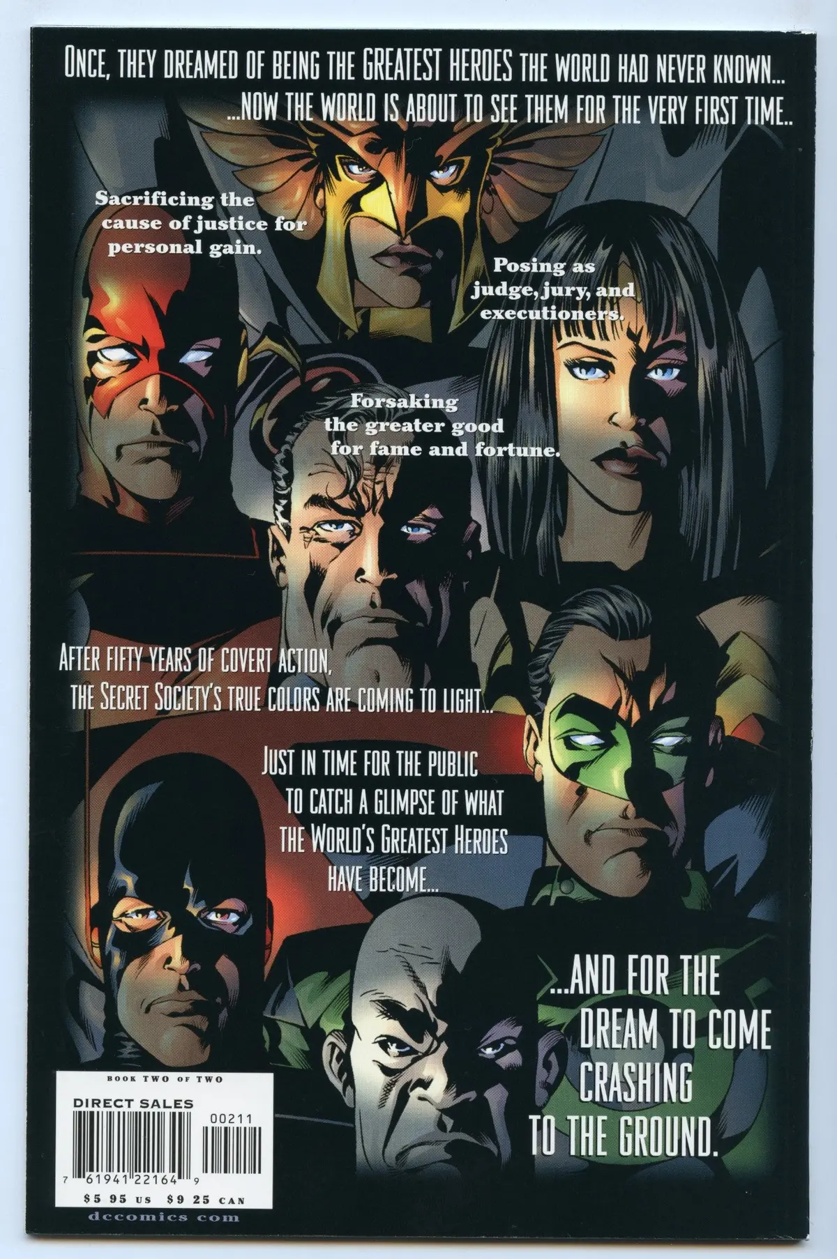 Jla: Secret Society Of Super-Heroes 2 (Dec 2000) Nm- (9.2) 2