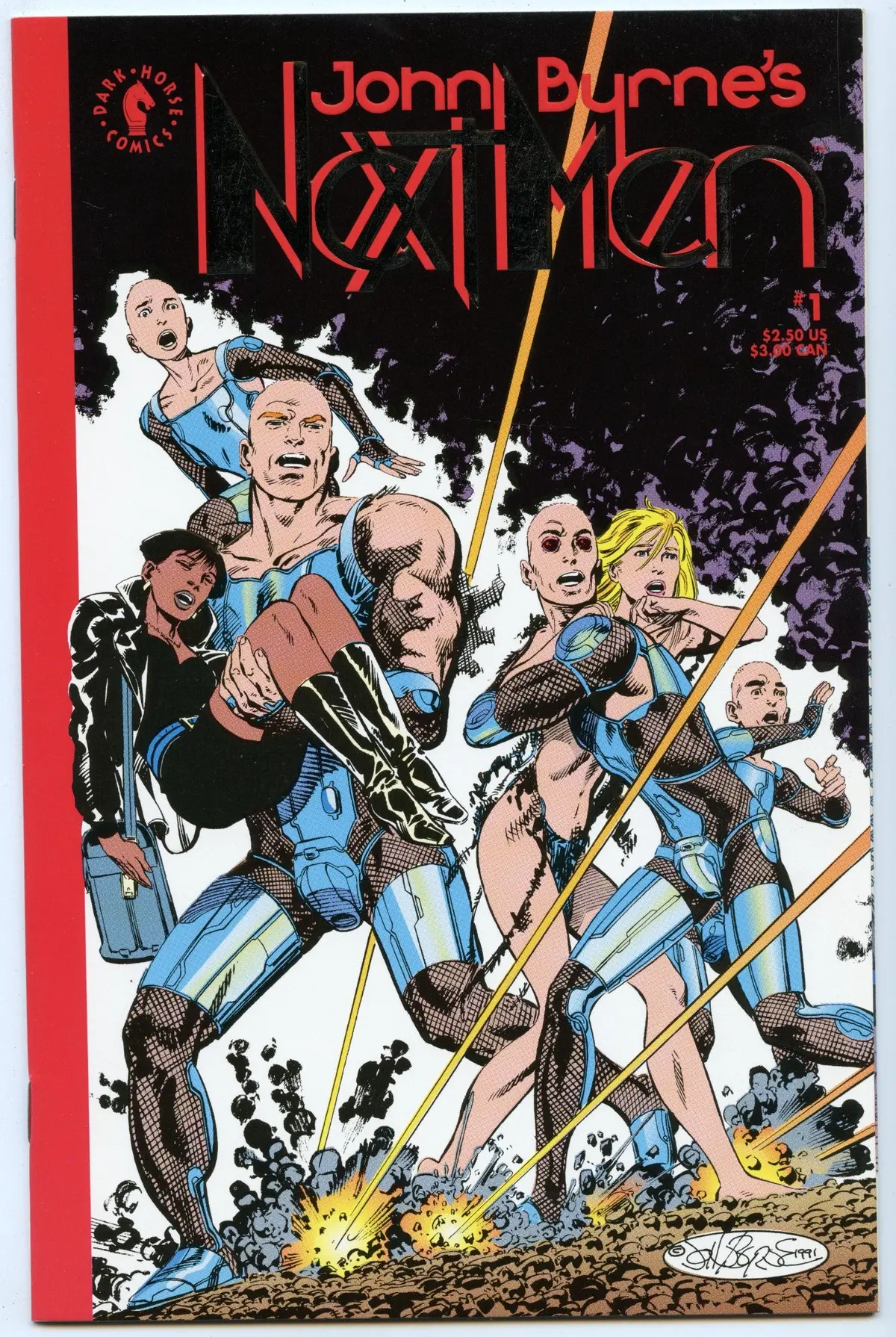John  Byrne's Next Men 1 (Feb 1992) Nm- (9.2) 1