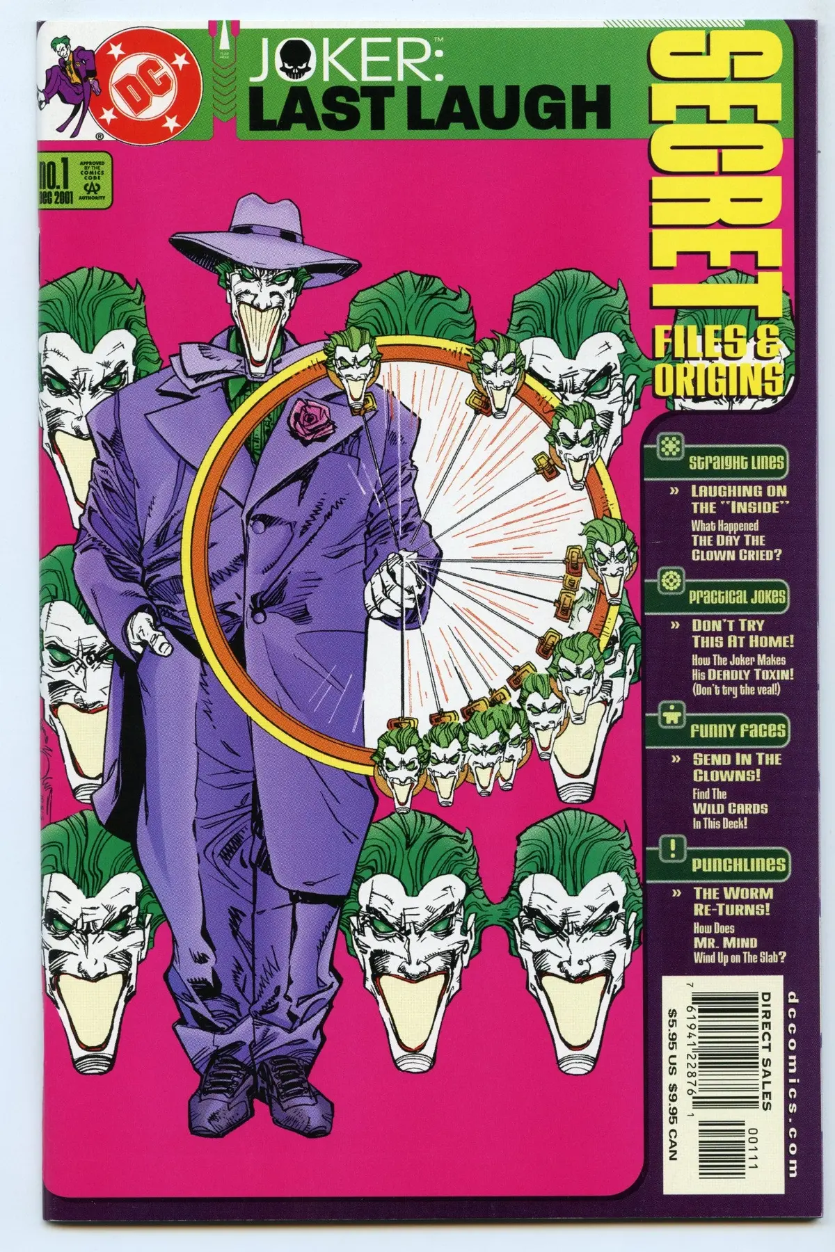 Joker:  Last Laugh Secret Files 1 (Dec 2001) Nm- (9.2) 1