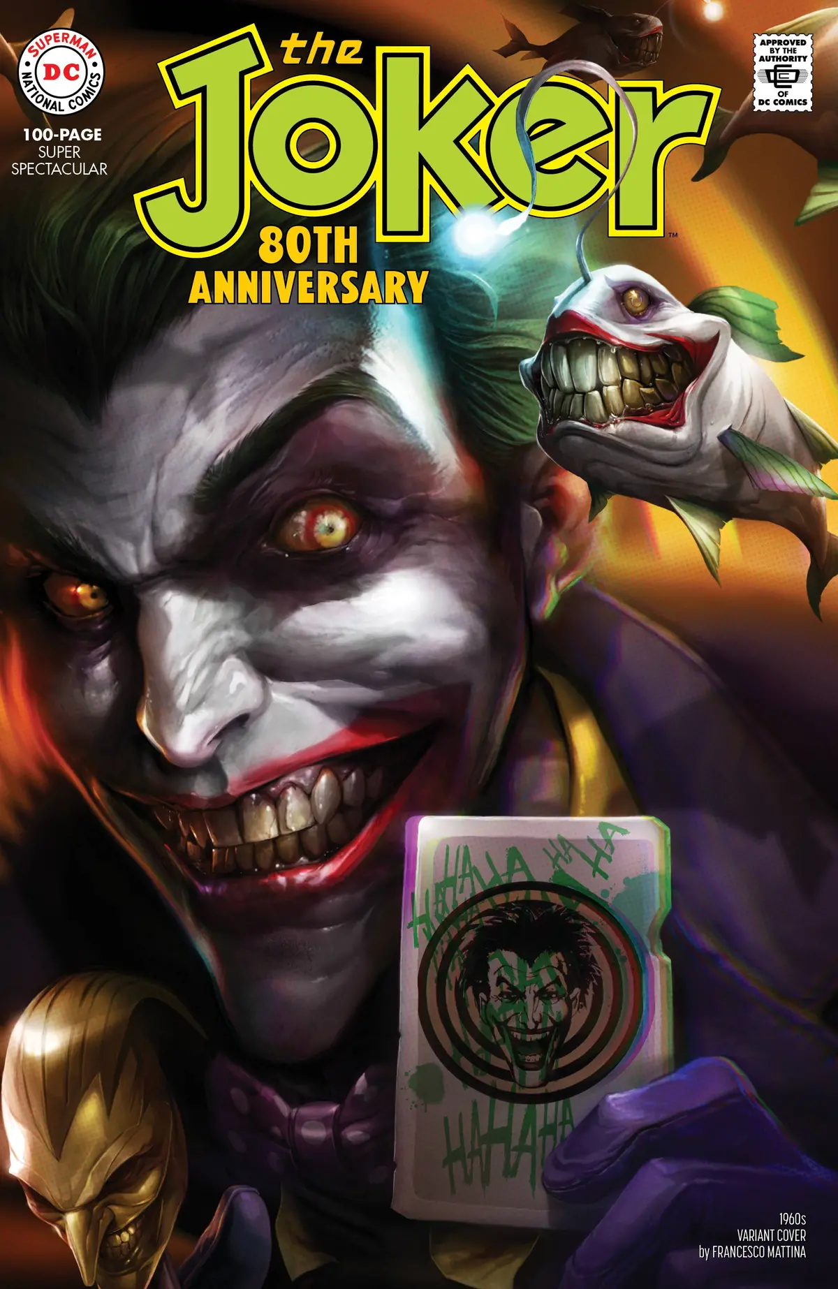 Joker 80Th Anniv 100 Page Super Spect #1 1960S F Mattina Var 1