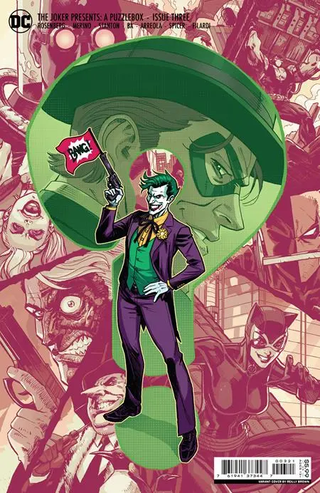 Joker Presents A Puzzlebox #3 (Of 7) Cvr B William Reilly Brown Card Stock Var 1