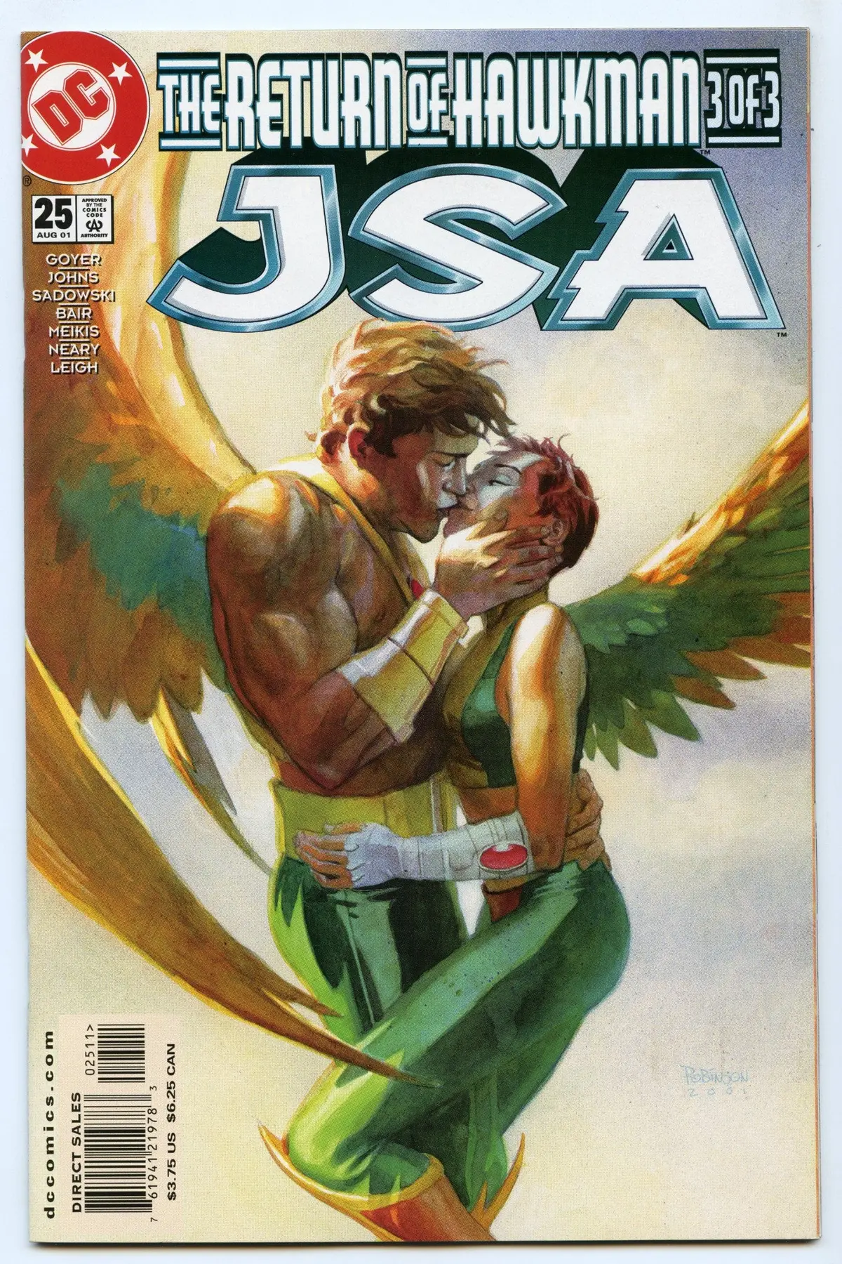 Jsa 25 (Aug 2001) Nm- (9.2) 1